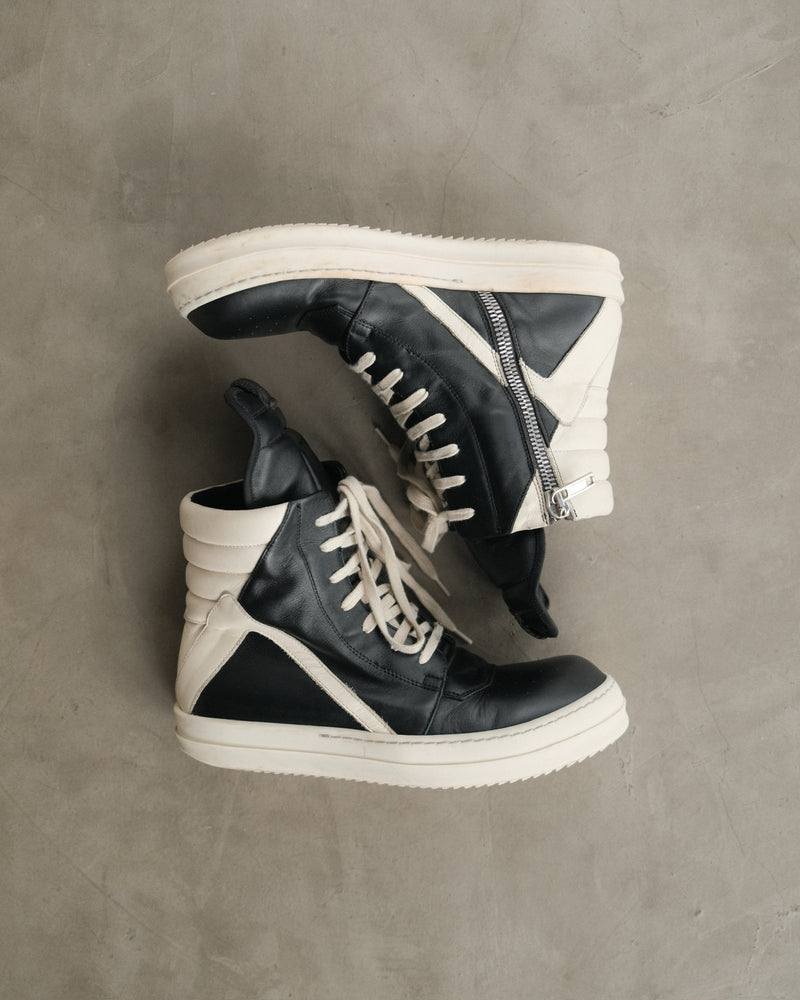 RICK OWENS SS23 Geobaskets Sneakers