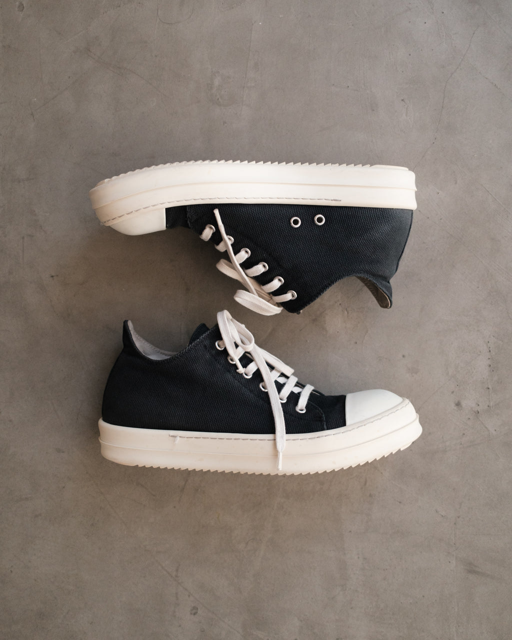 RICK OWENS Drkshdw Low-Top Ramones