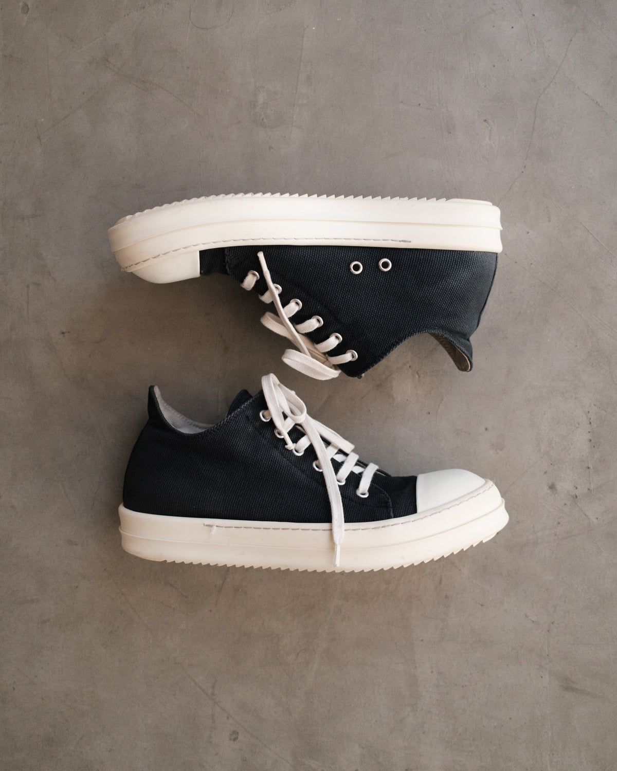 RICK OWENS Drkshdw Low-Top Ramones