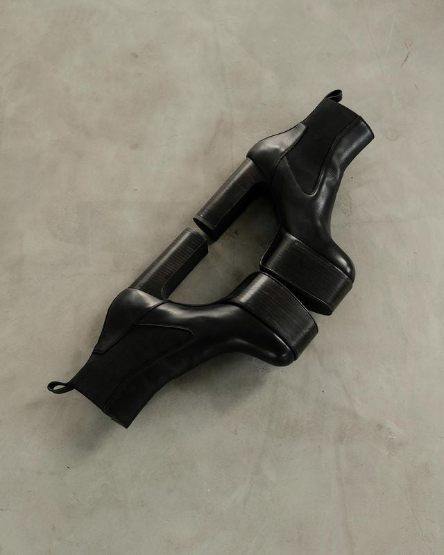 靴 Rick Owens kiss boots RICK OWENS THIGH HIGH KISS BOOTS | eBay