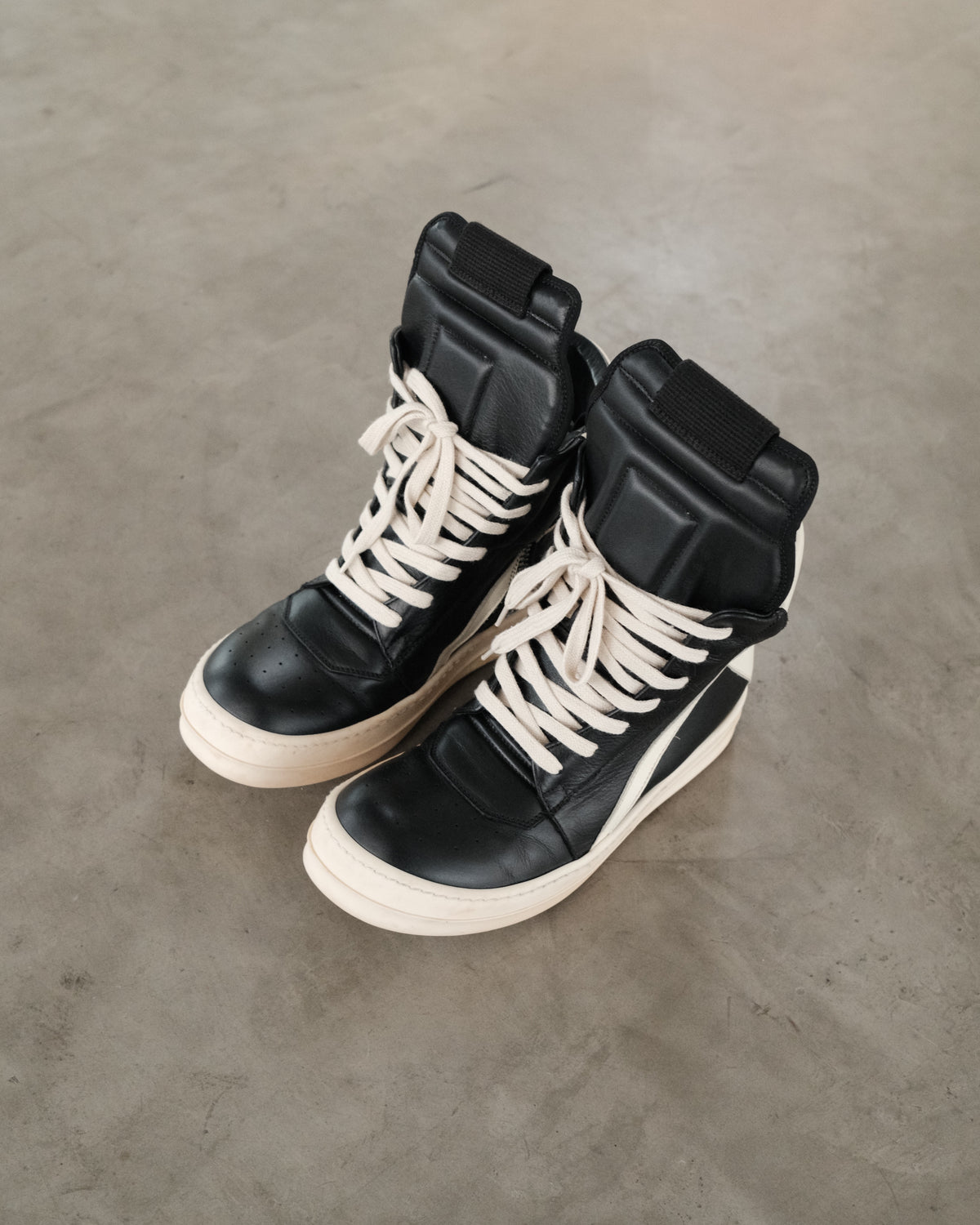 SS15 RICKOWENS Geobasket Sneaker