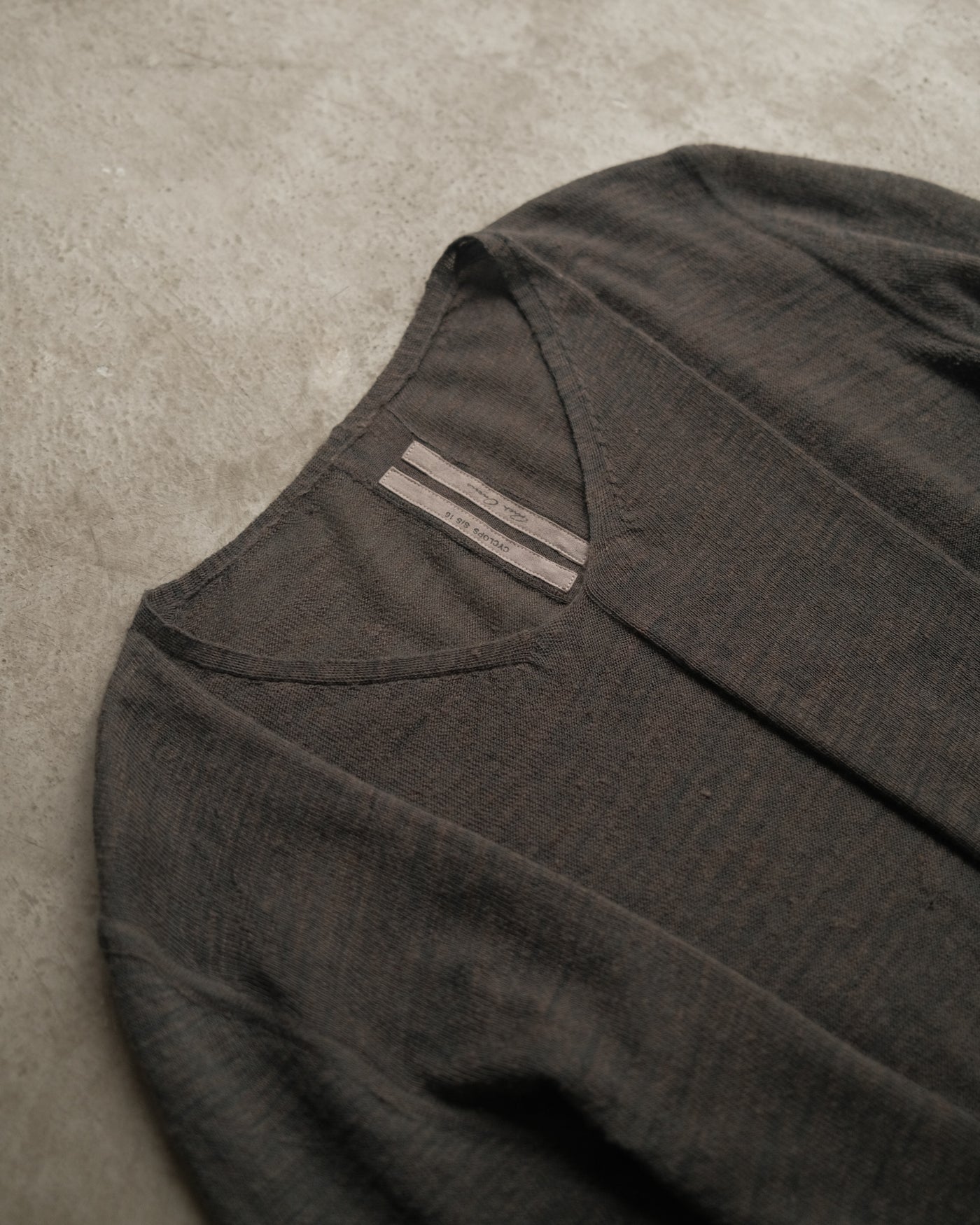 SS16 RICK OWENS Cylops Knit