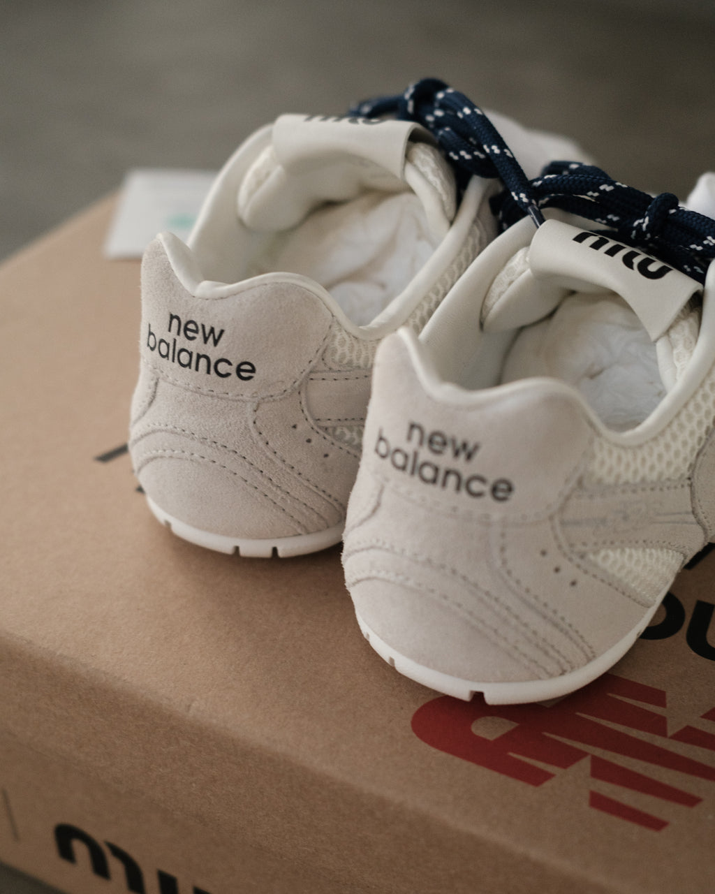 NEW BALANCE x MIU MIU White Sneaker