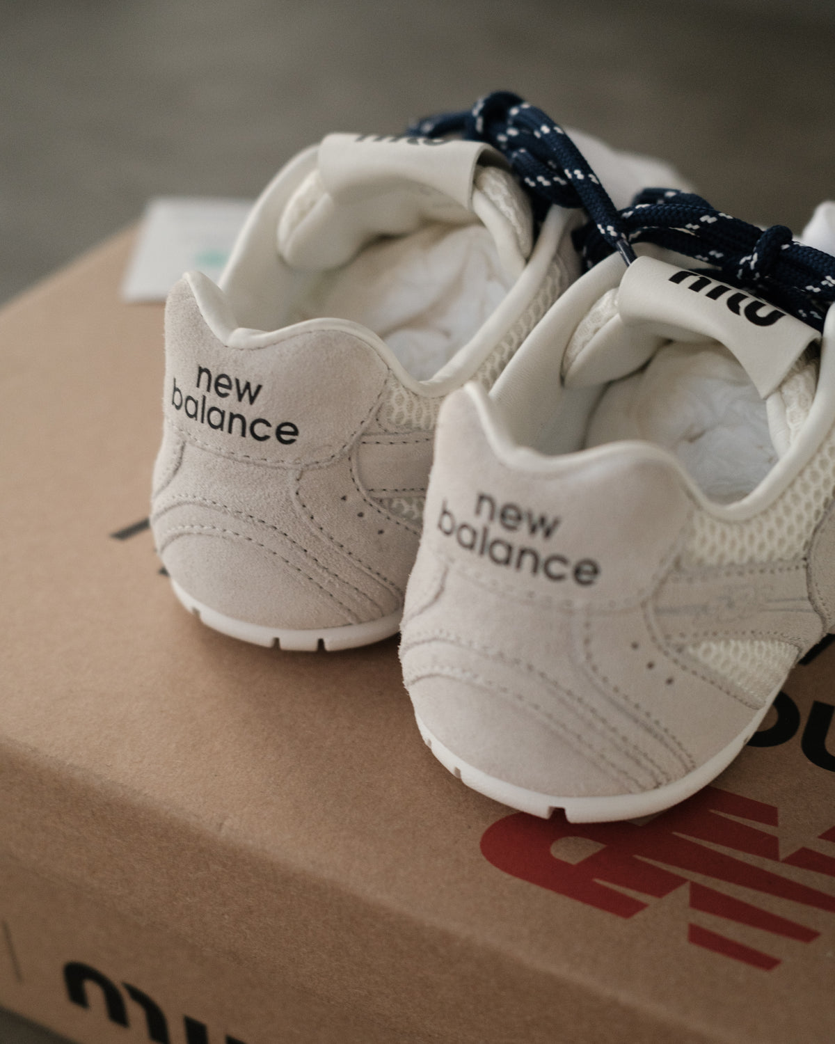 NEW BALANCE x MIU MIU White Sneaker