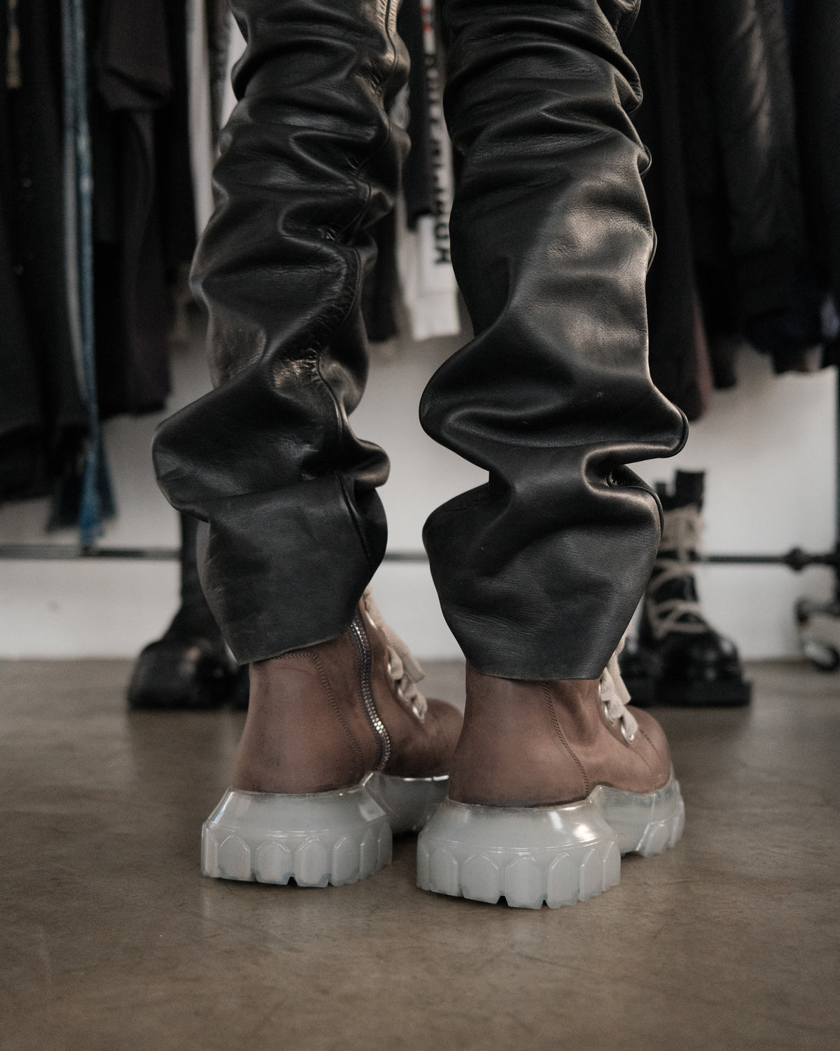 RICK OWENS SS23 Jumbo Lace Bozo Tractor