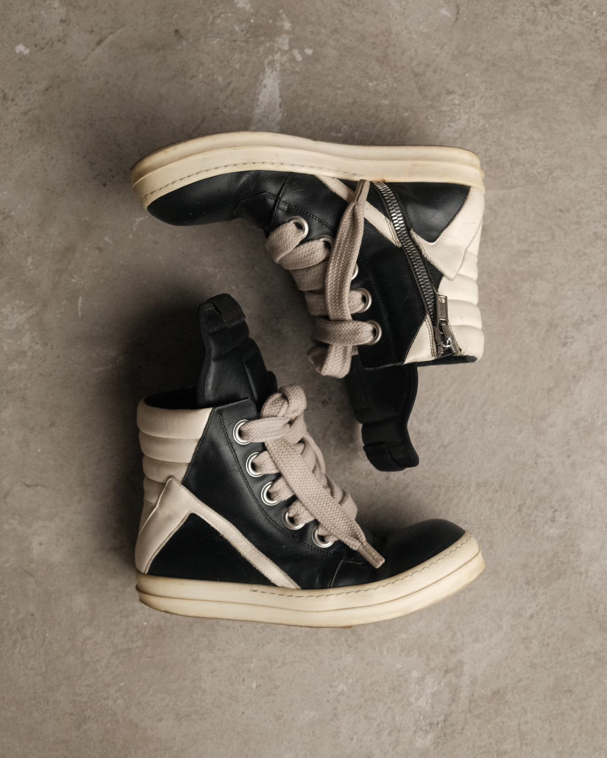Rick Owens Jumbo Lace Geobasket Sneaker