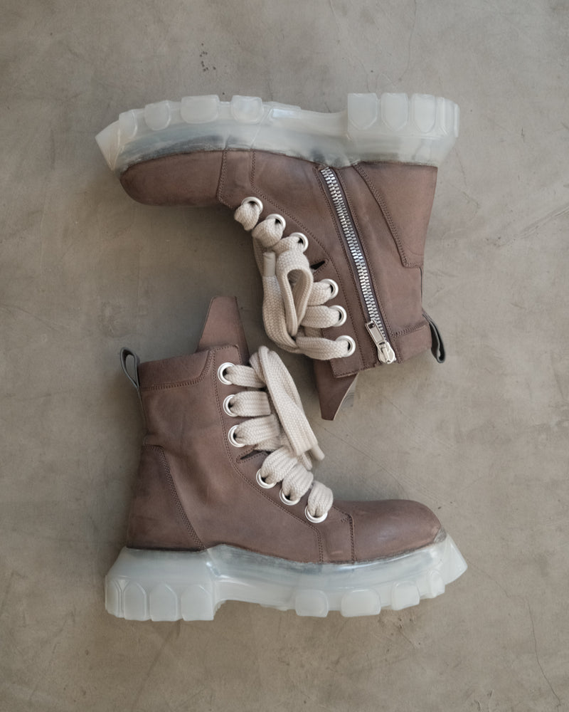 RICK OWENS SS23 Jumbo Lace Bozo Tractor