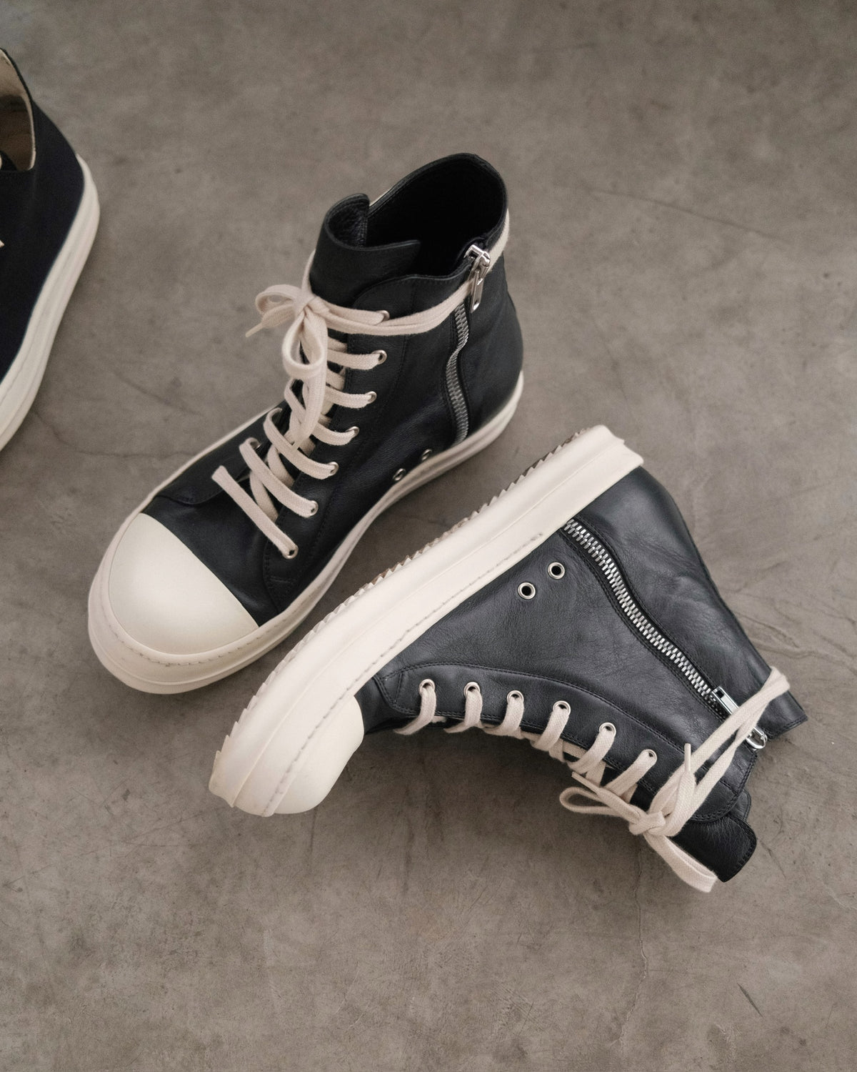 RICK OWENS SS17 Mainline High-Top Ramones