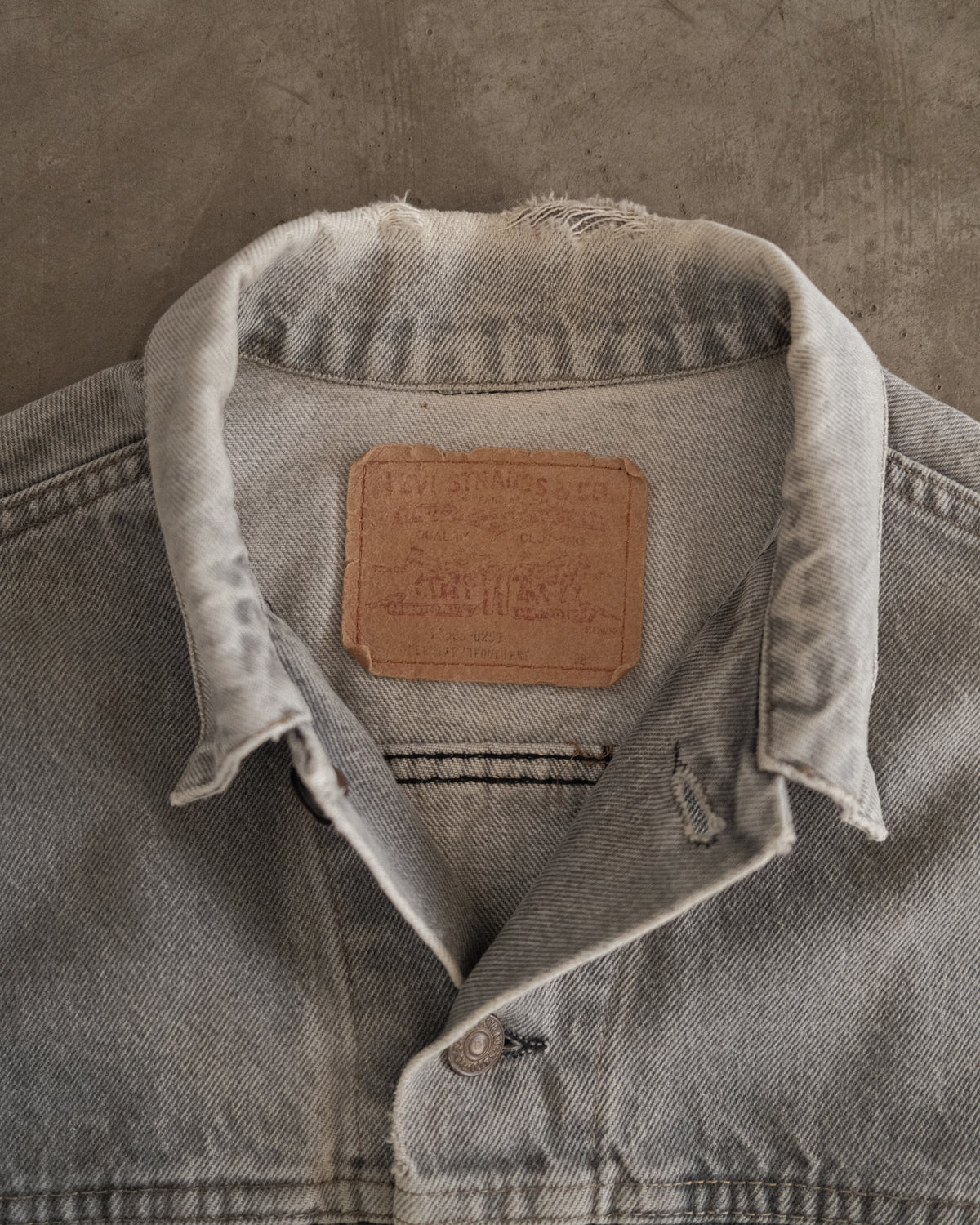 LEVI’S Vintage 90s Type 3 Black Faded