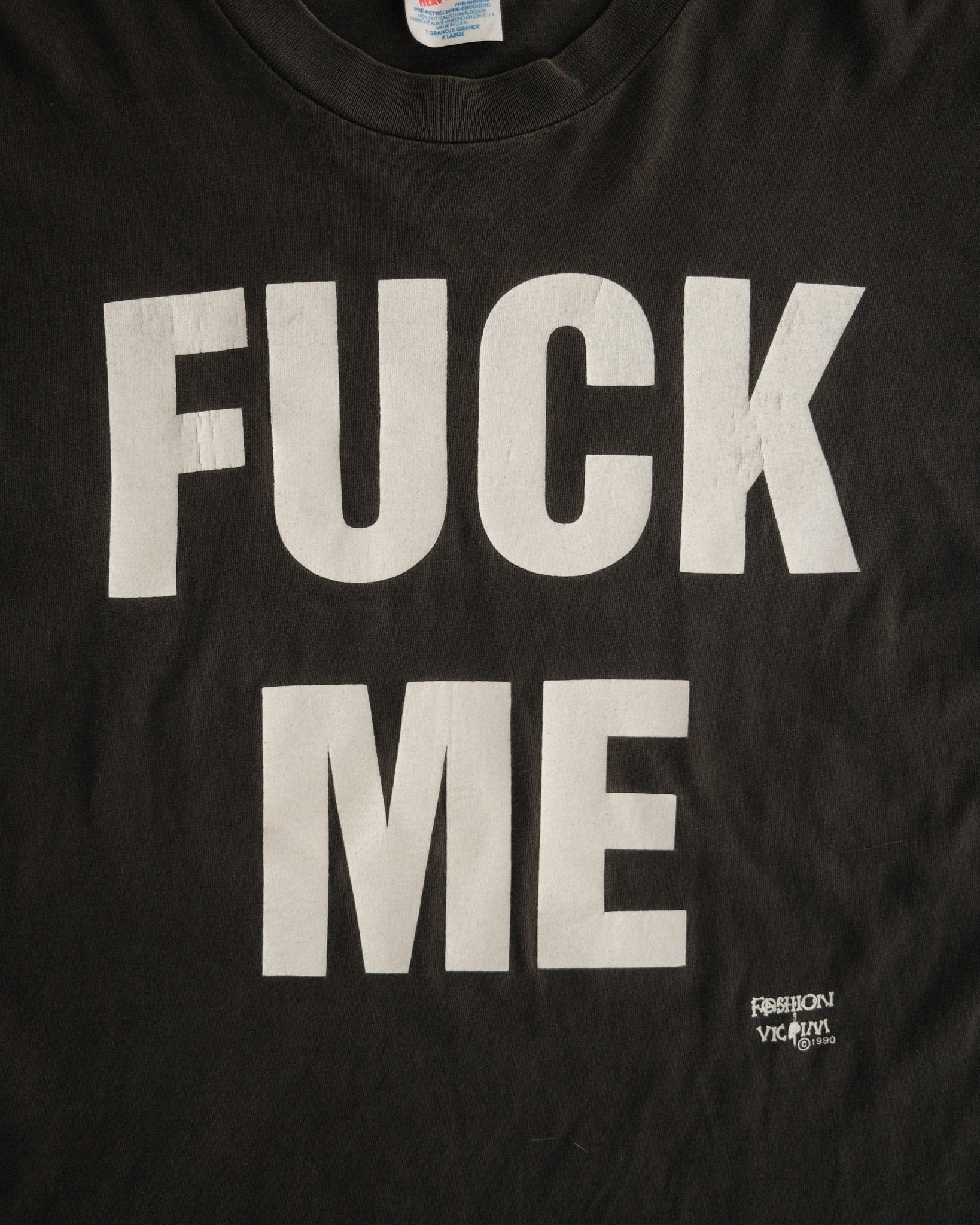 90s Vintage “FUCK ME” T-Shirt – Around The Shoes