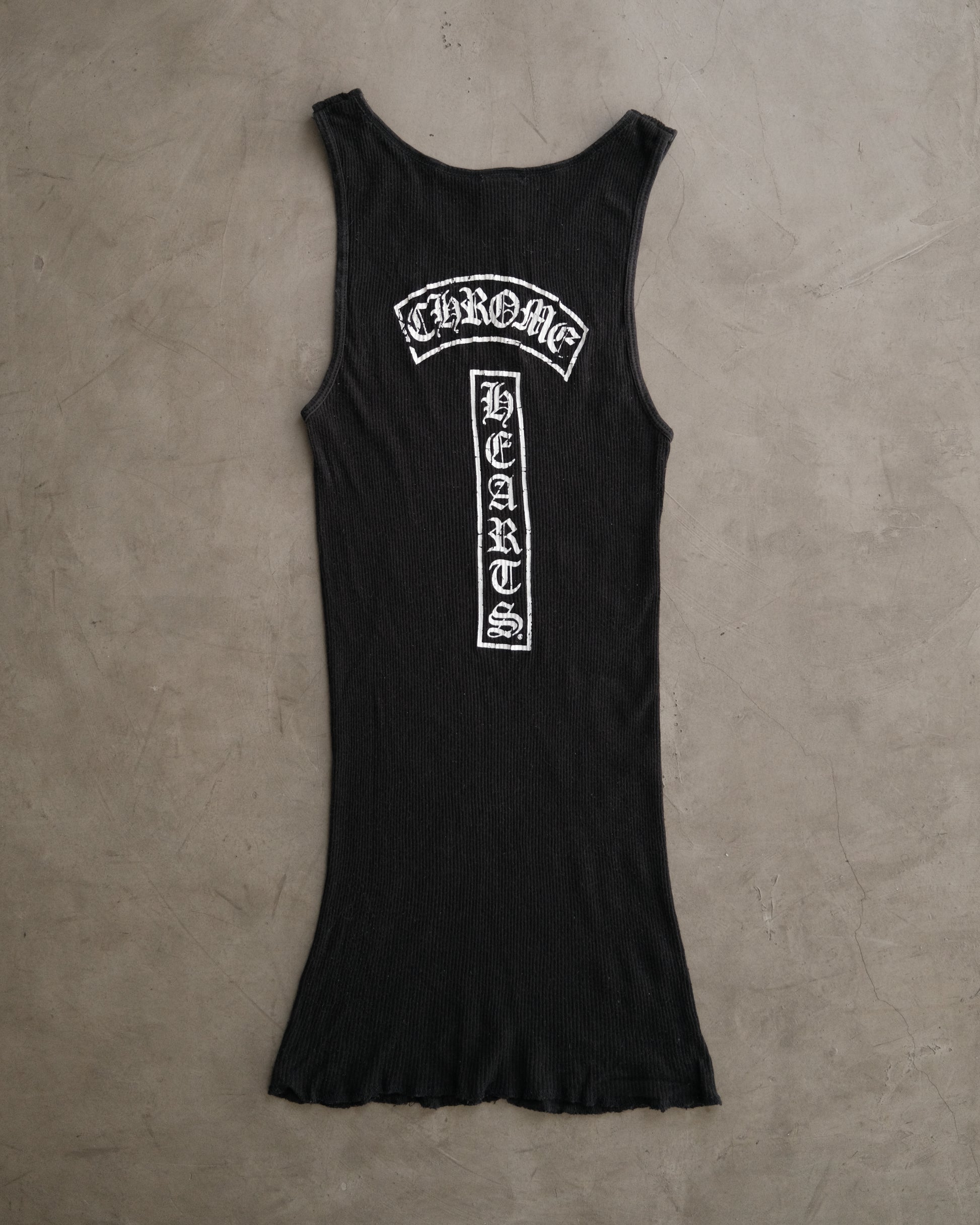 Vintage CHROME HEARTS Tbar Star Tank Top