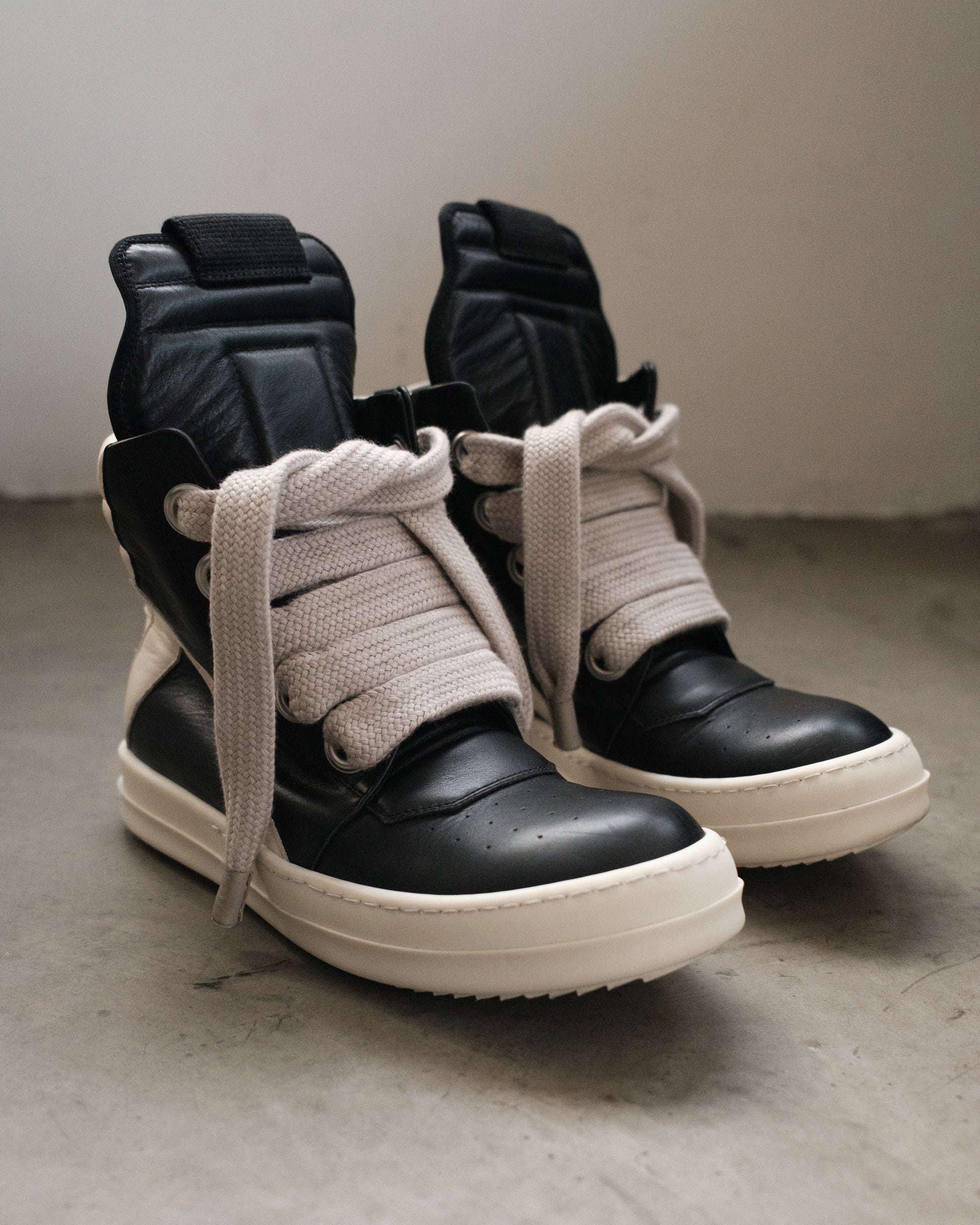 RICK OWENS SS22 Geobasket Jumbo Laces