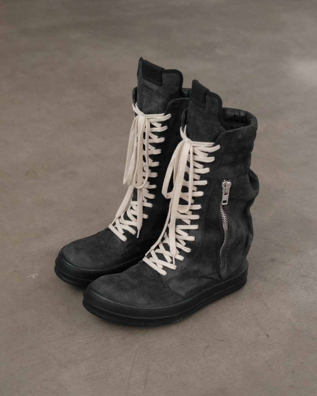 RICK OWENS FW15 Archived Cargo Basket Boots