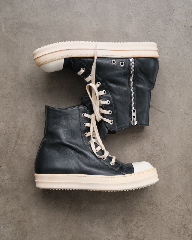 RICK OWENS SS15 Mainline High-Top Ramones Sneakers