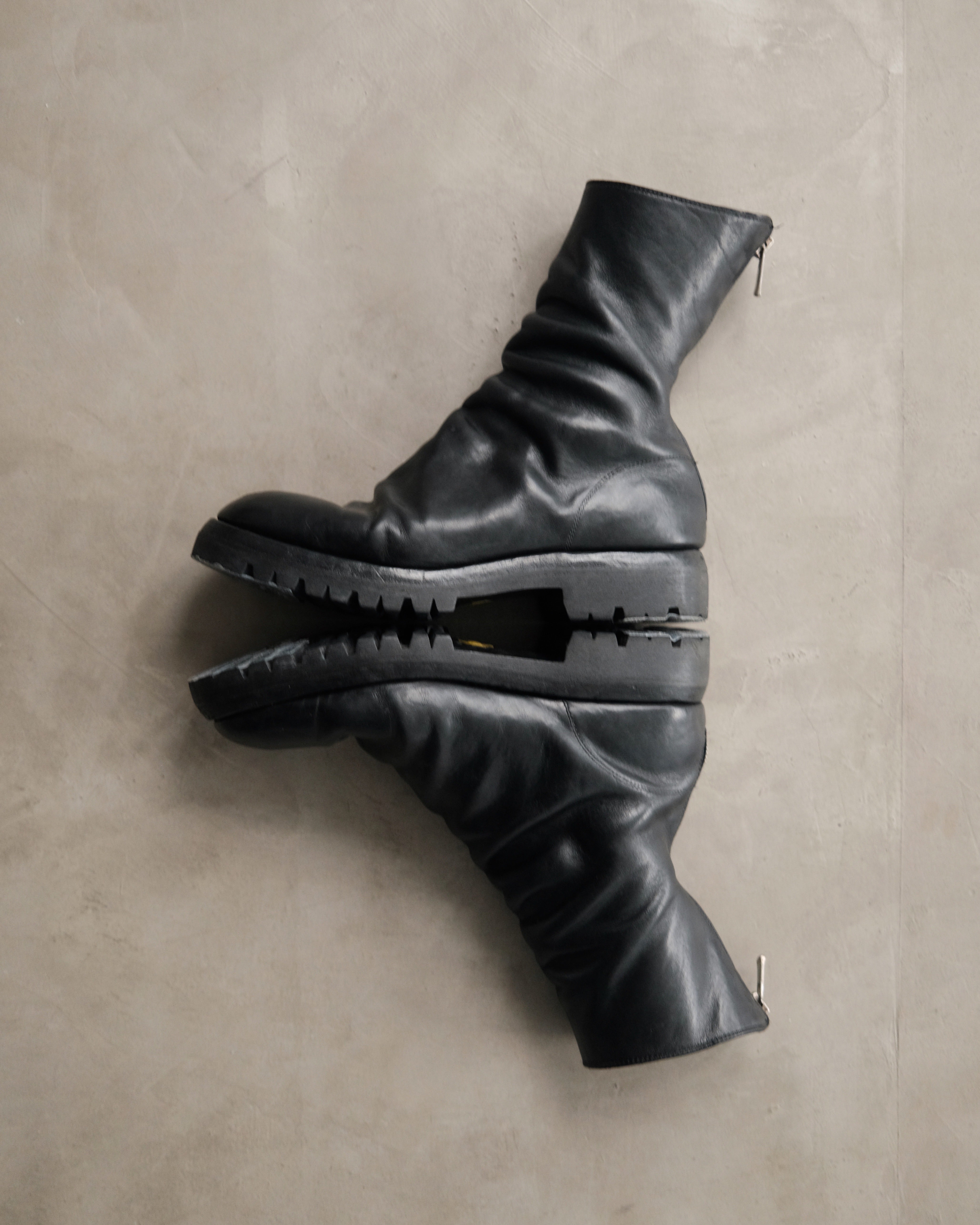 GUIDI 788V Back-zip Boots With Vibram Sole – Around The Shoes