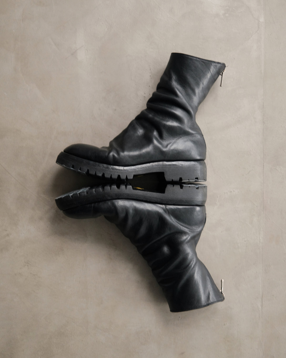 GUIDI 788V Back-zip Boots With Vibram Sole