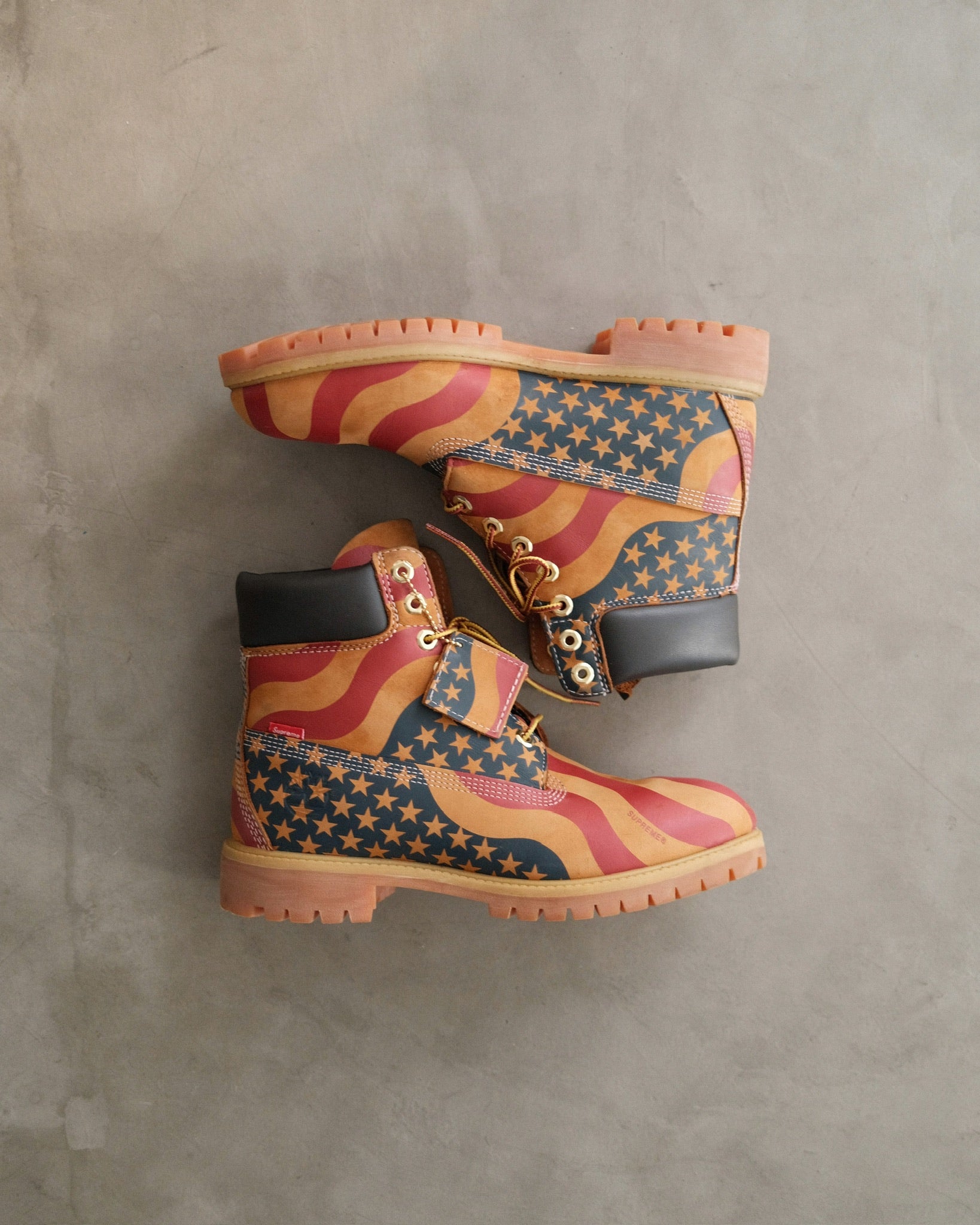 TIMBERLAND x SUPREME Stars & Stripes Wheat