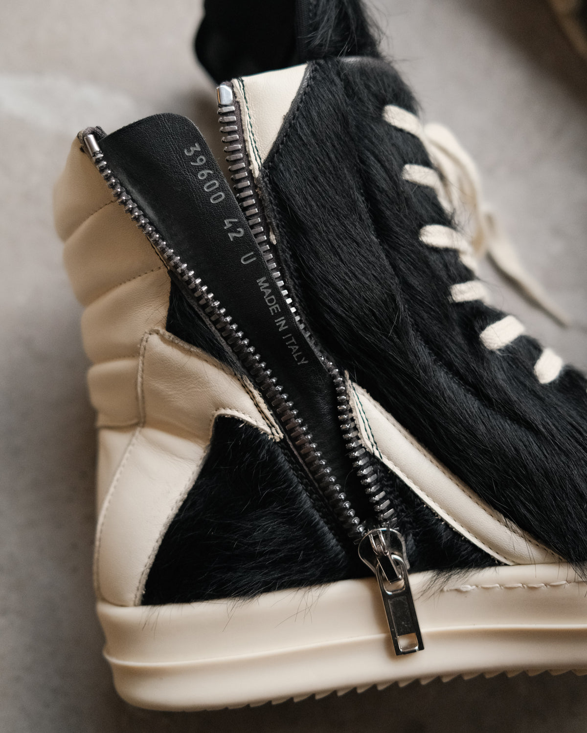Rick Owens Pony Hair Geobasket