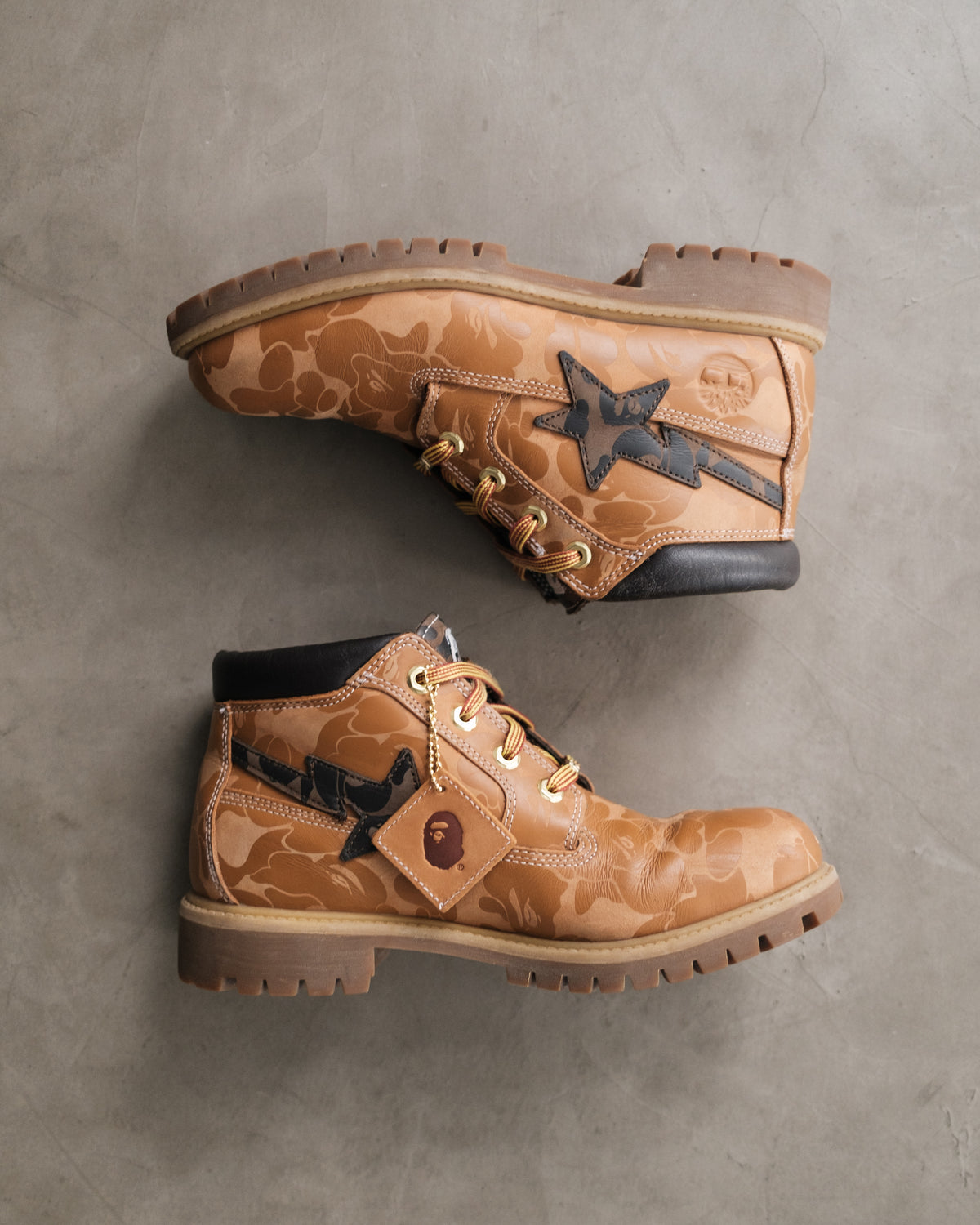 TIMBERLAND X BAPE Nelson Premium Boots