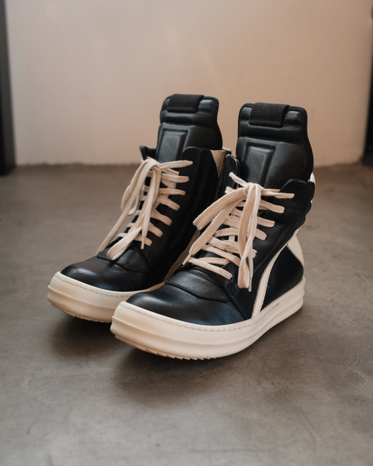 Rick Owens SS18 Geobasket Sneakers