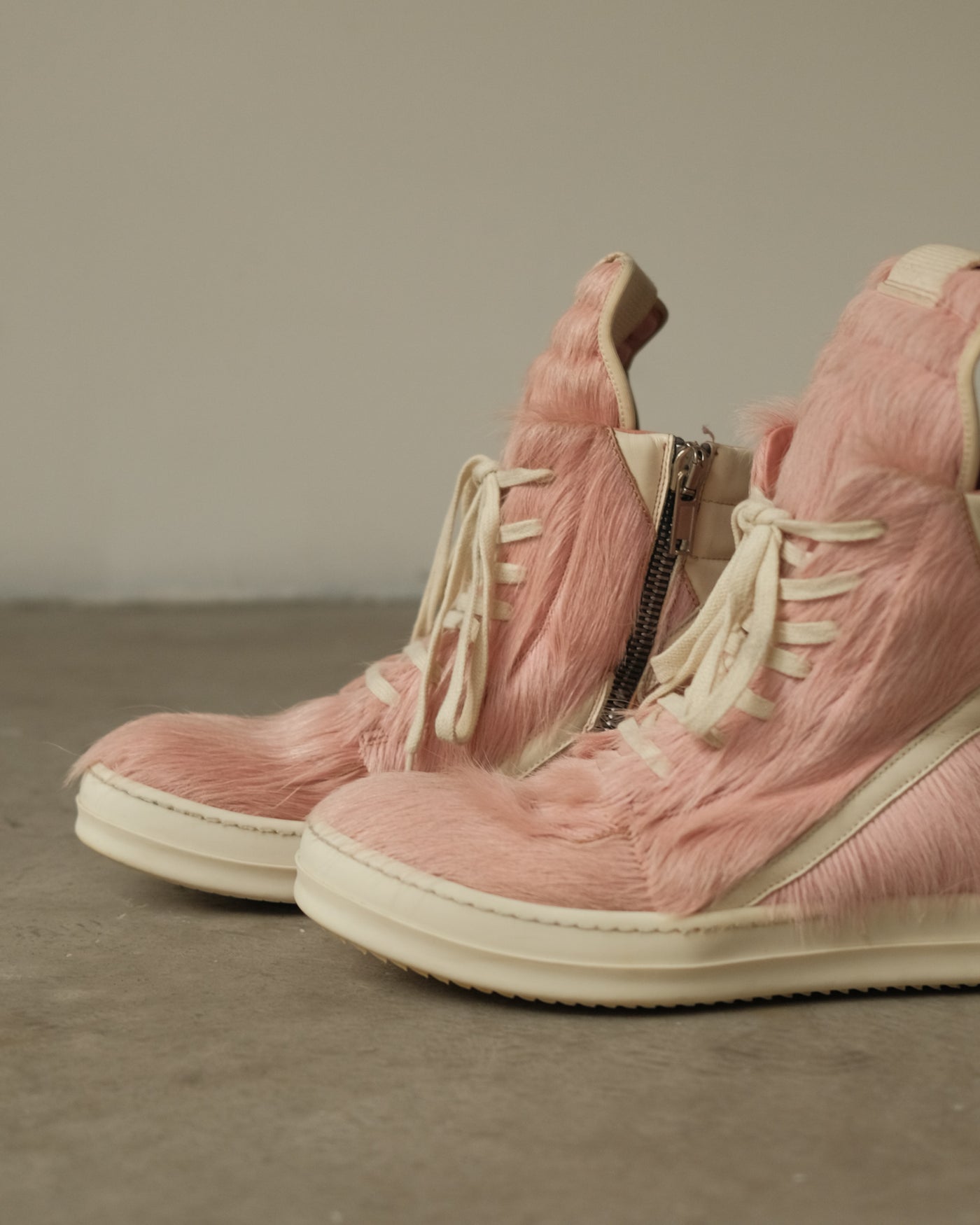 SS23 Rick Owens Pony Hair Geobasket