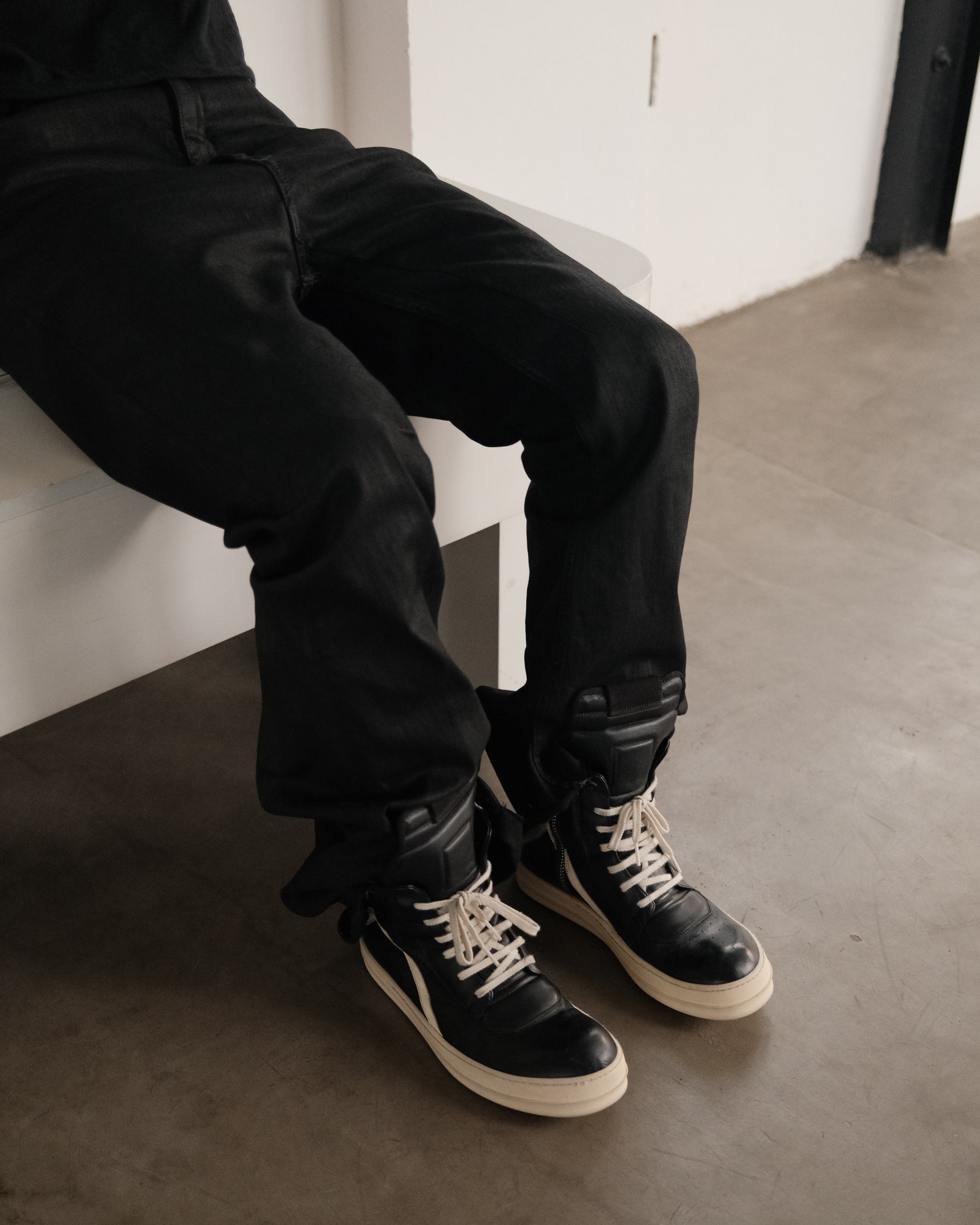 RICK OWENS FW15 Geobasket Sneaker