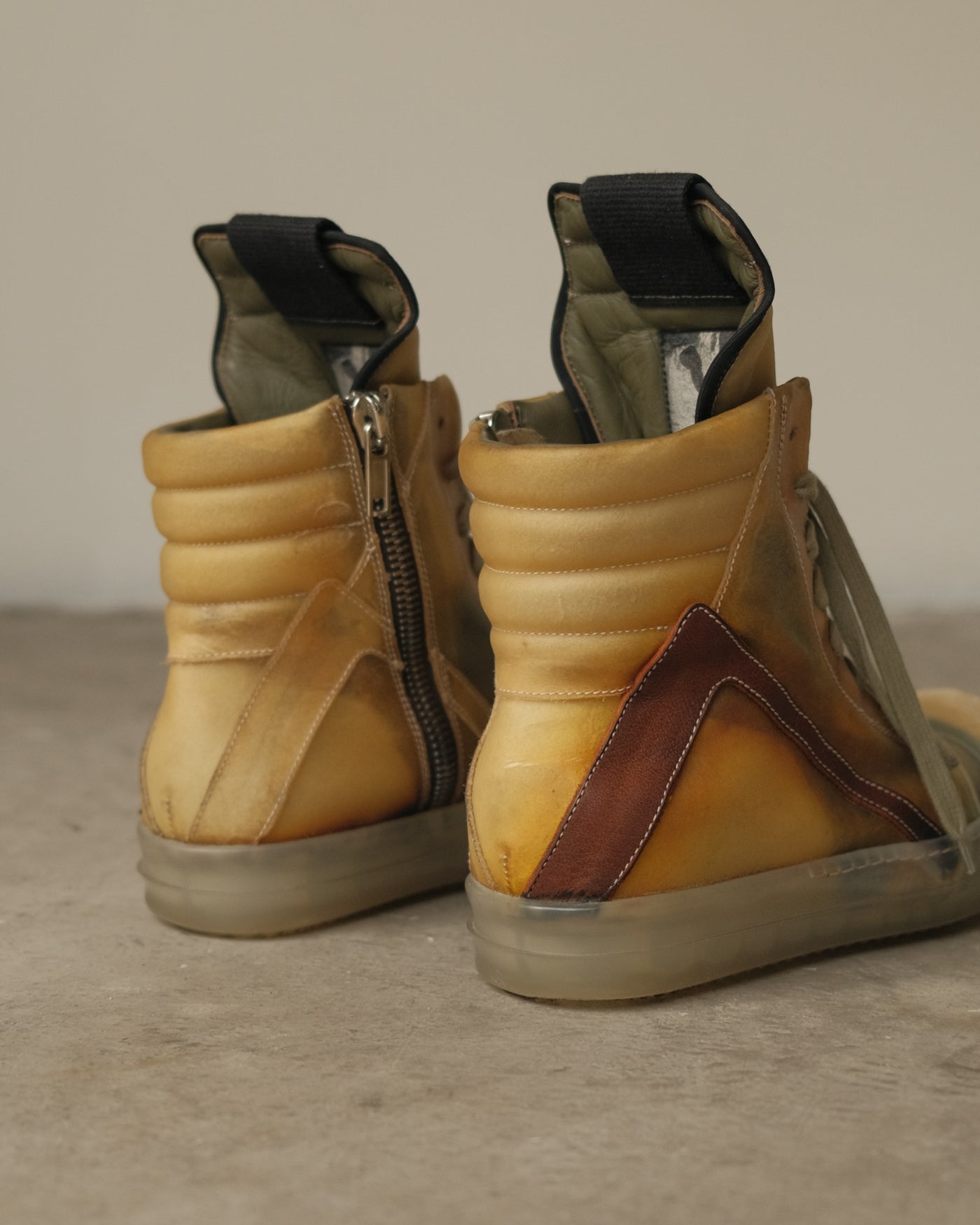 SS19 Rick Owens Babel Geobasket Sneakers