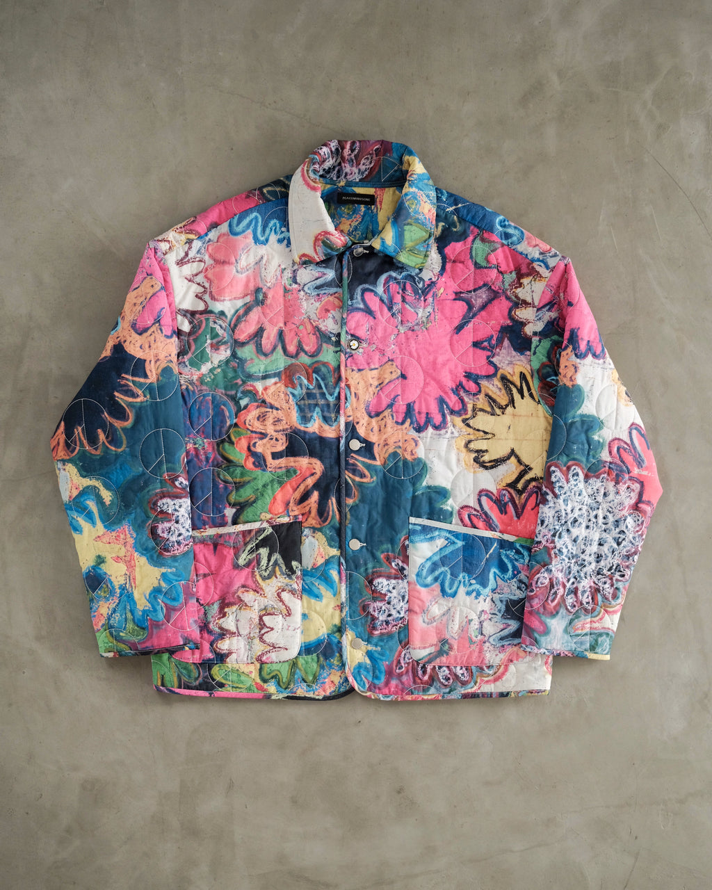 PEACEMINUSONE Multi PMO Quilted Jacket
Blouson