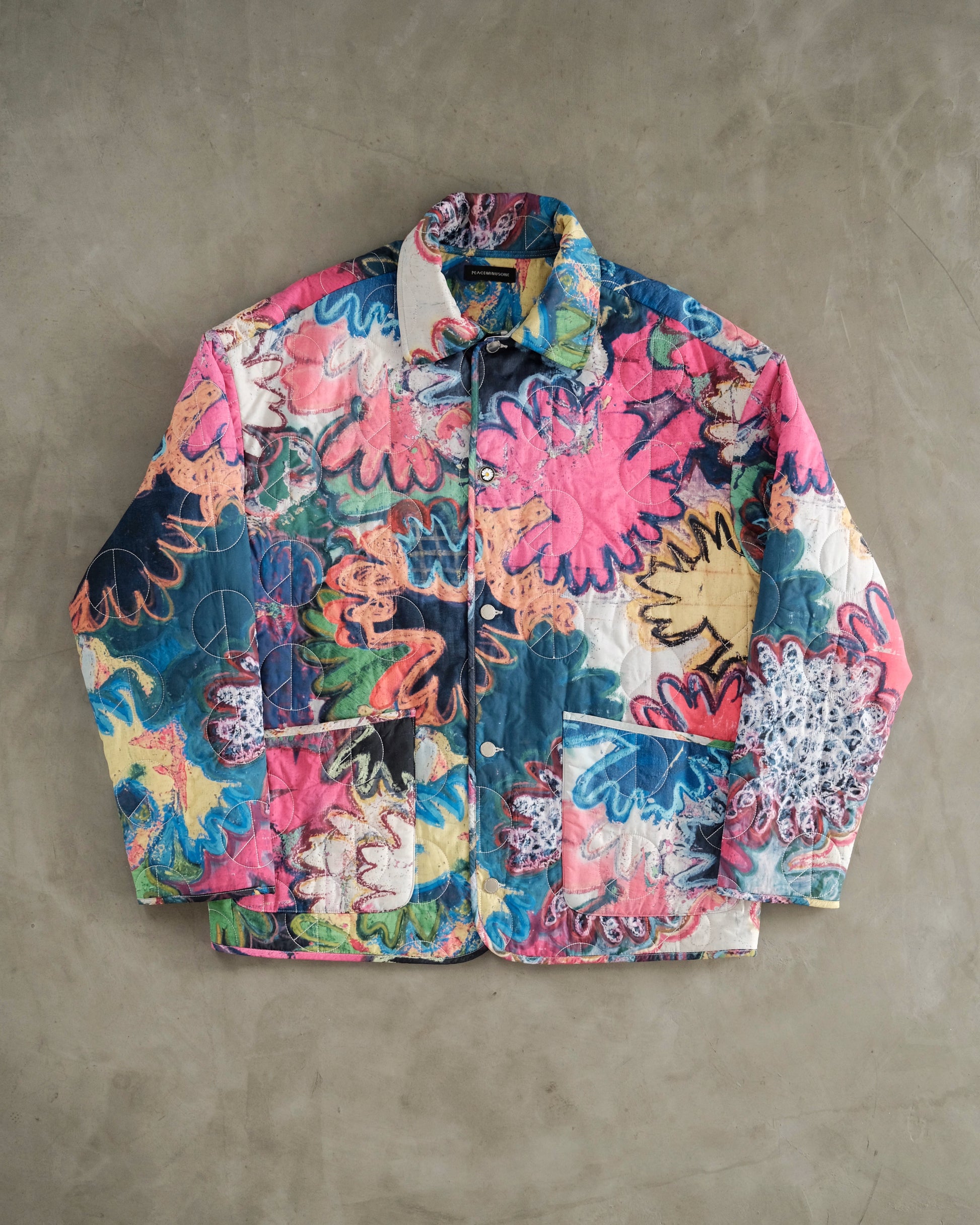 PEACEMINUSONE Multi PMO Quilted Jacket
Blouson