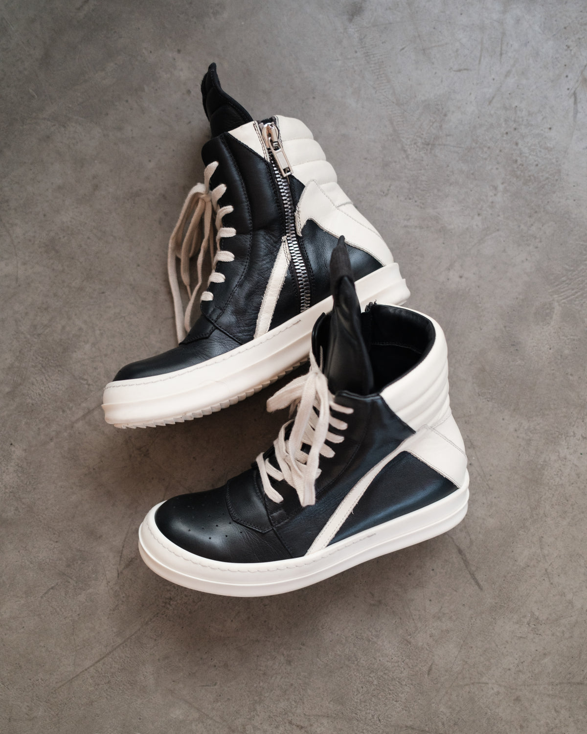Rick Owens SS18 Geobasket Sneakers