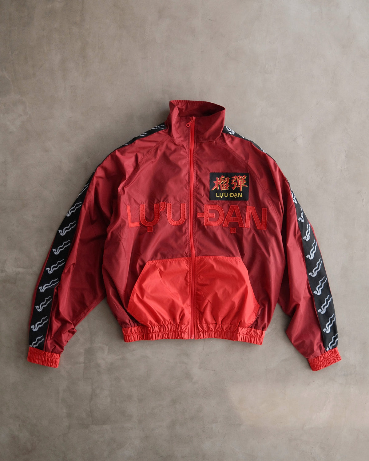LU’U DAN Red Jacket WindBreaker