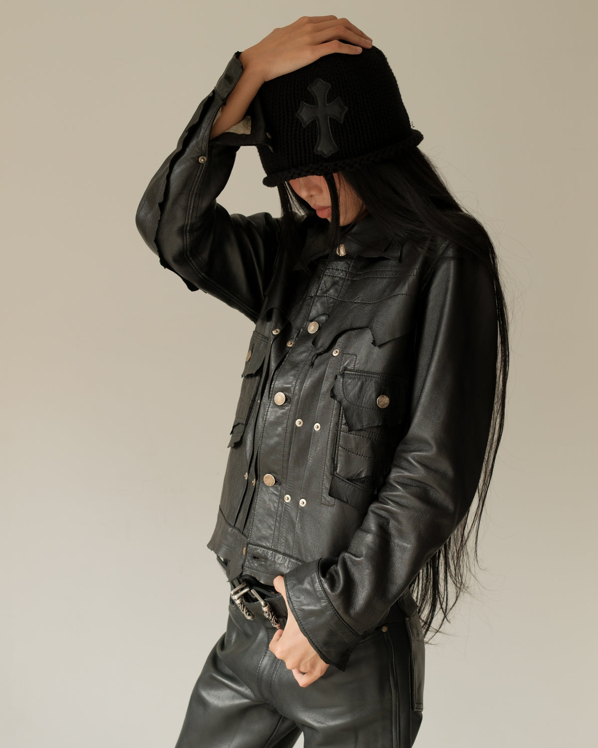 TAKAHIROMIYASHITA TheSoloist Leather Field Jacket