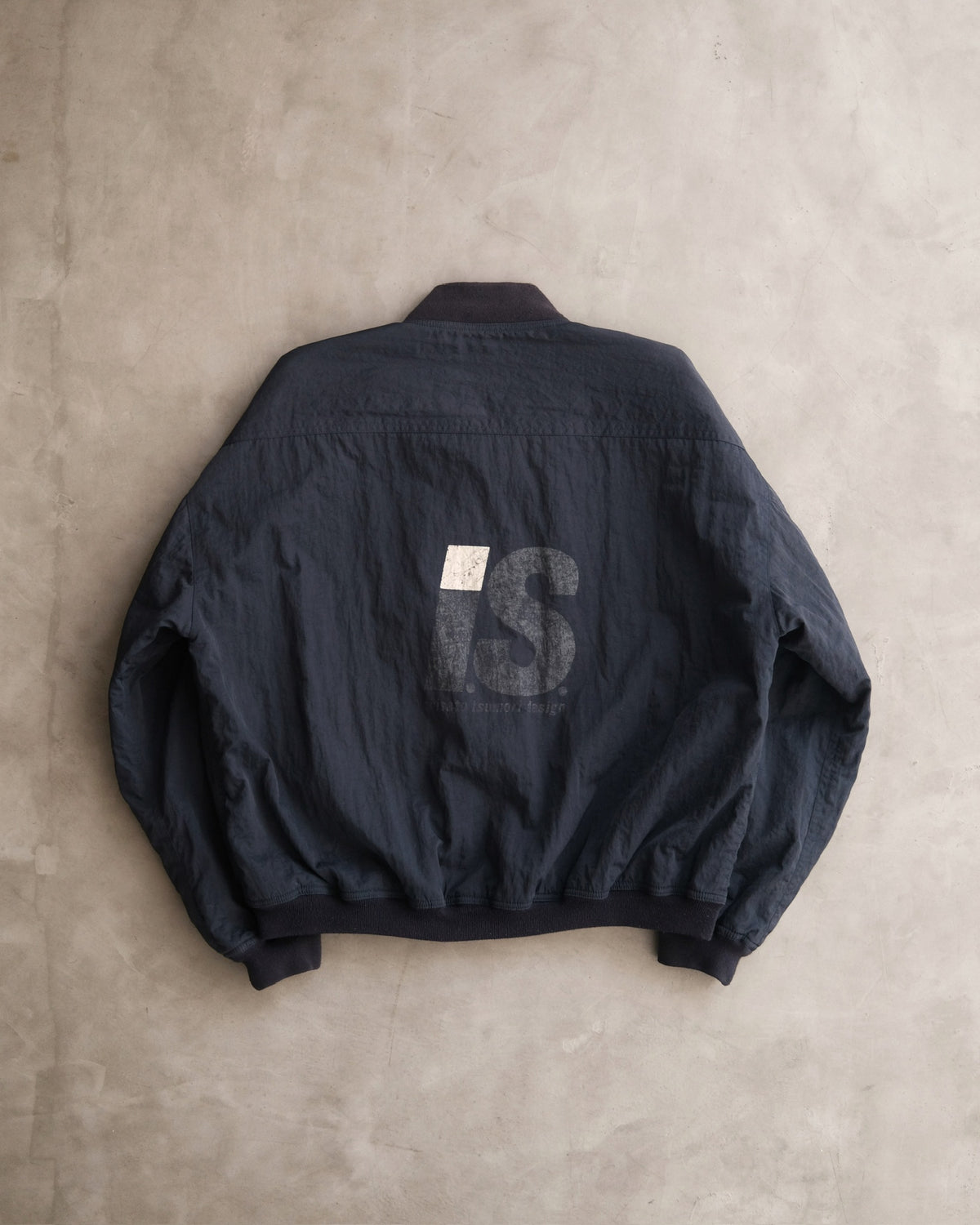 Vintage 80s Issey Miyake Tsumori Chisato Bomber Navy Jacket