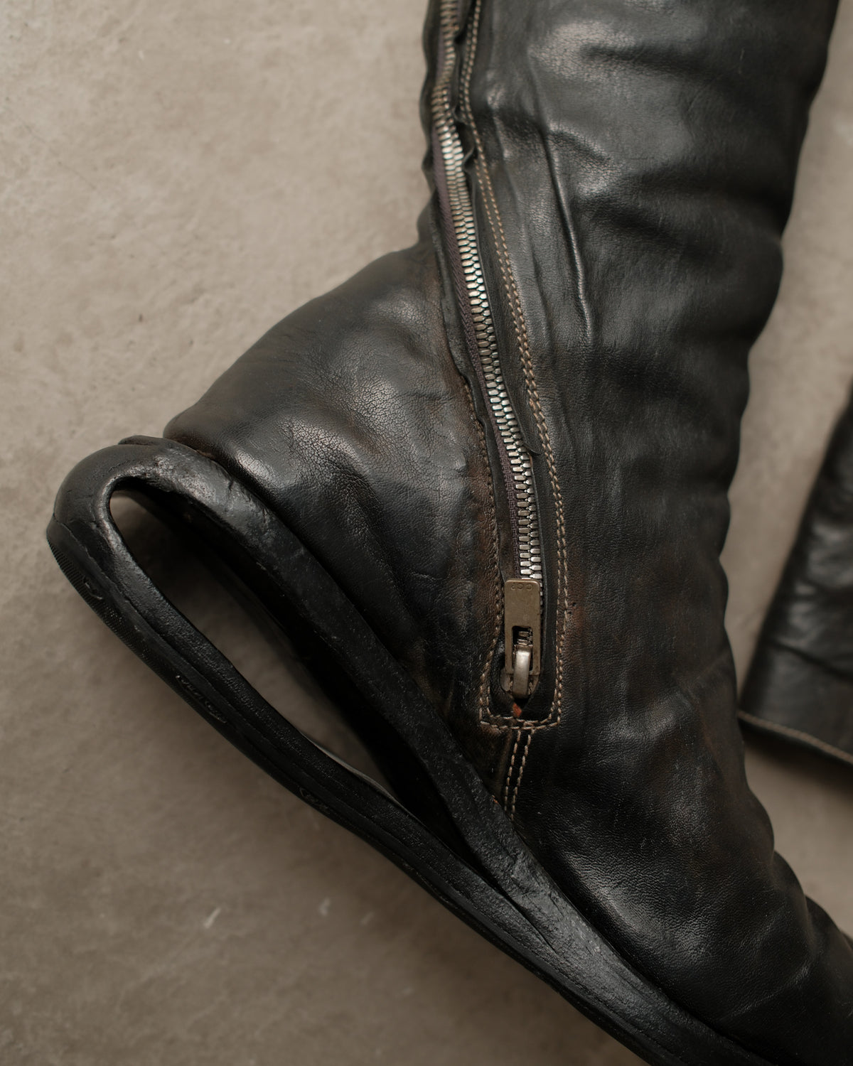 Carol Christian Poell Titanium Prosthetic U-Sole Boots