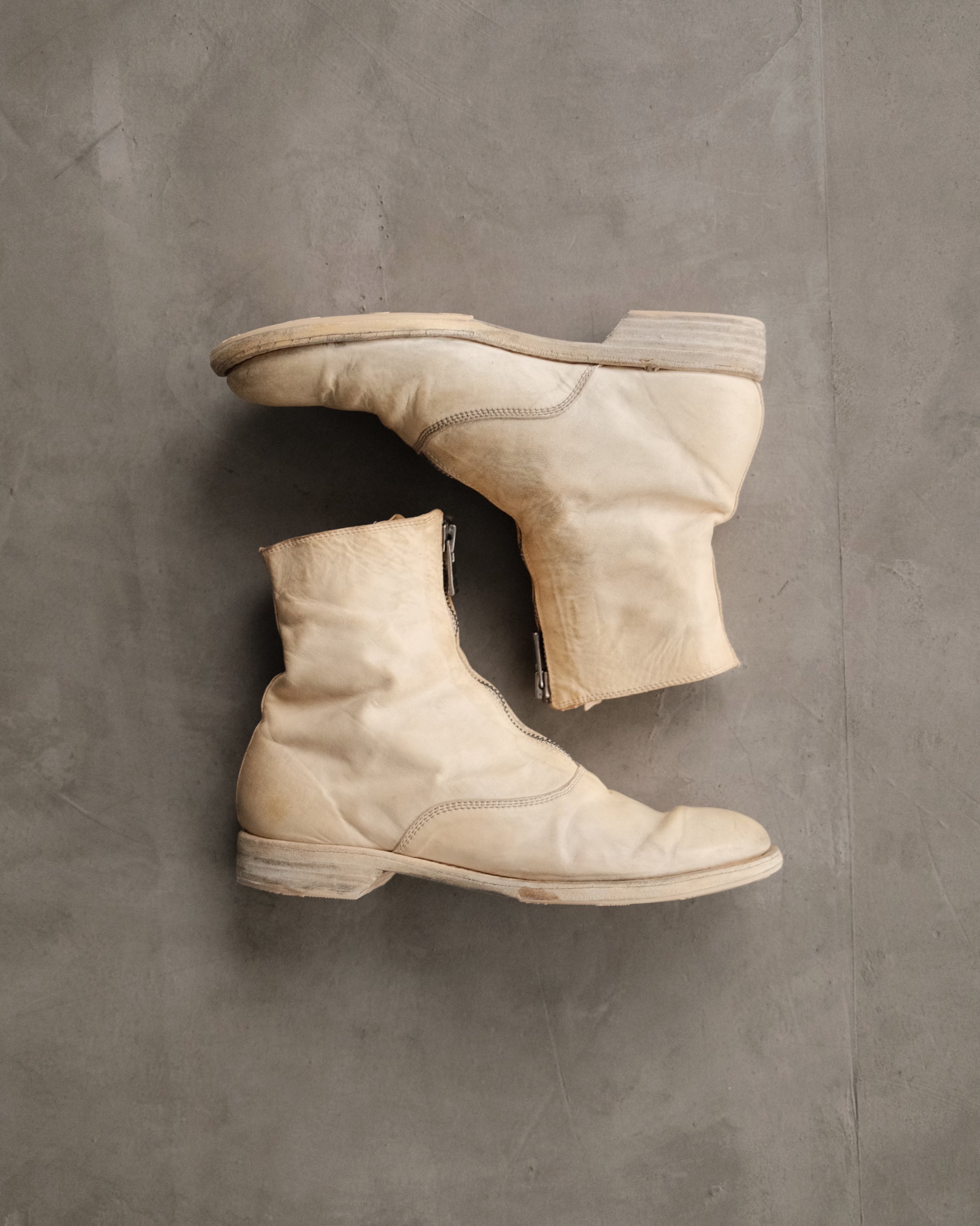 GUIDI 210 Leather Ankle Boots
