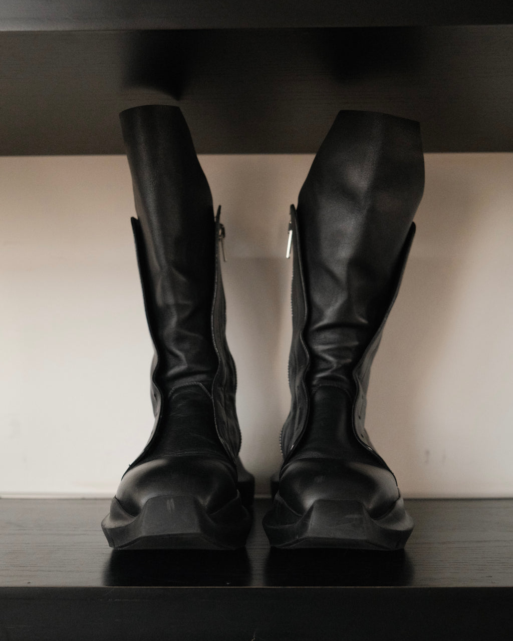 RICK OWENS Geth Army Leather Boot