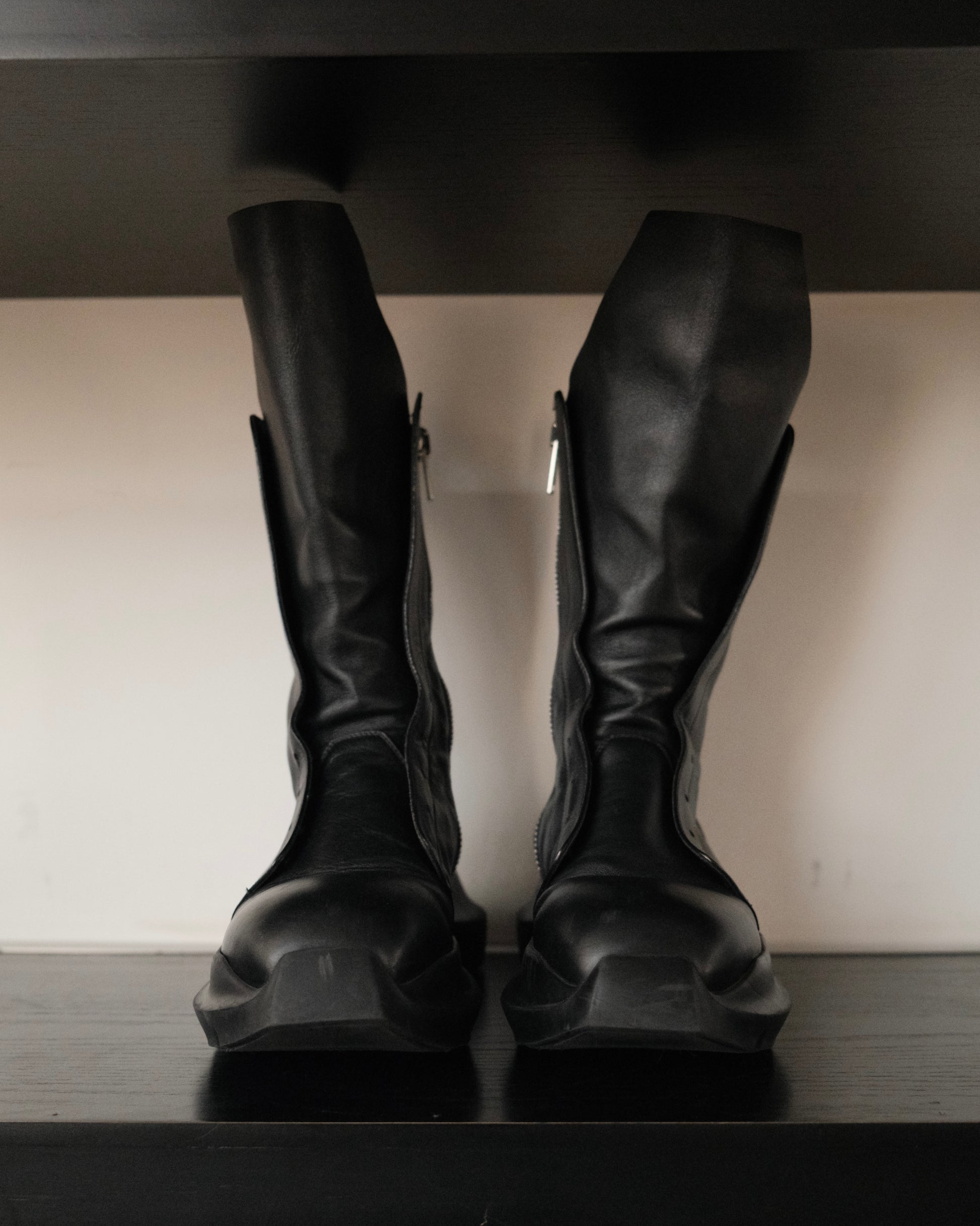 RICK OWENS Geth Army Leather Boot