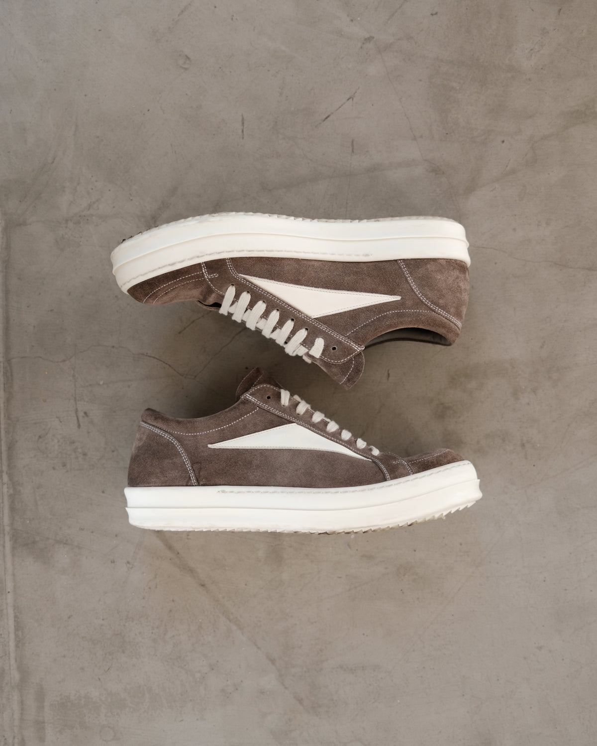 SS23 RICK OWENS Strobe Vintage Dark Dust In Brown