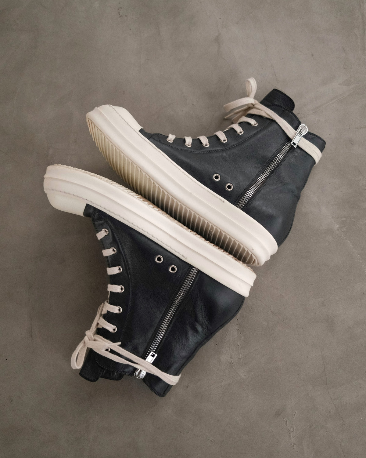 RICK OWENS SS17 Mainline High-Top Ramones