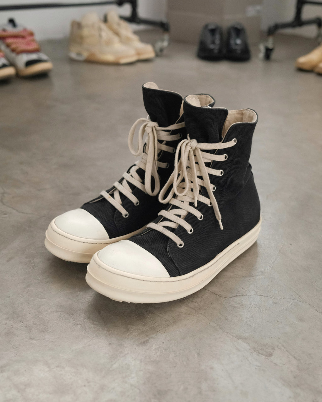 RICKOWENS Drkshdw Ramones Canvas