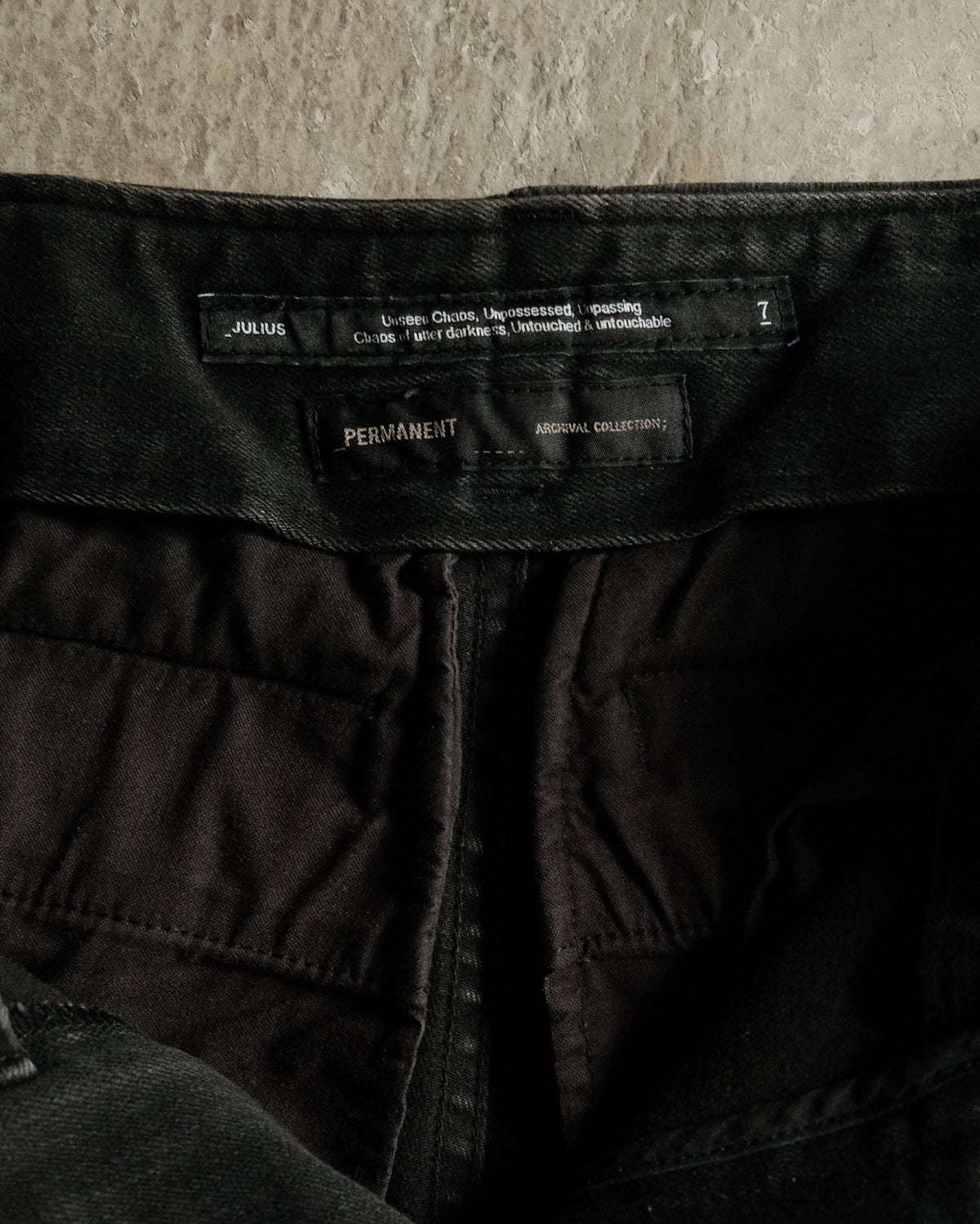 FW22 Julius Gas-Mask Cargo Pants
