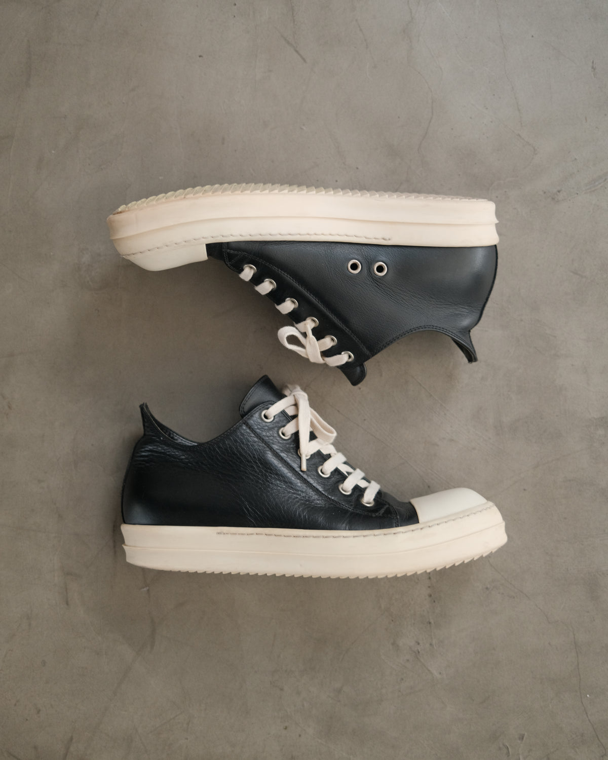 RICK OWENS Mainline Ramones Low Sneakers – Around The Shoes