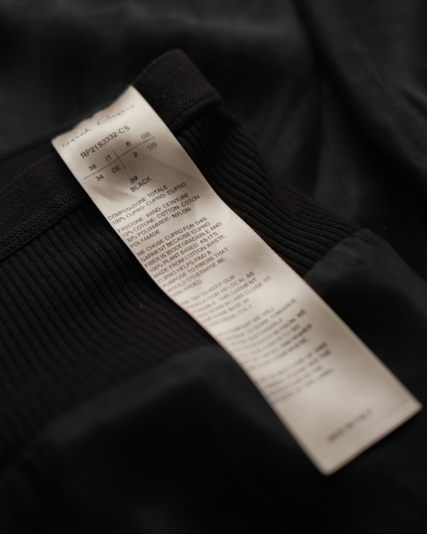 Rick Owens
Stadium bias-cut "Black" skirt