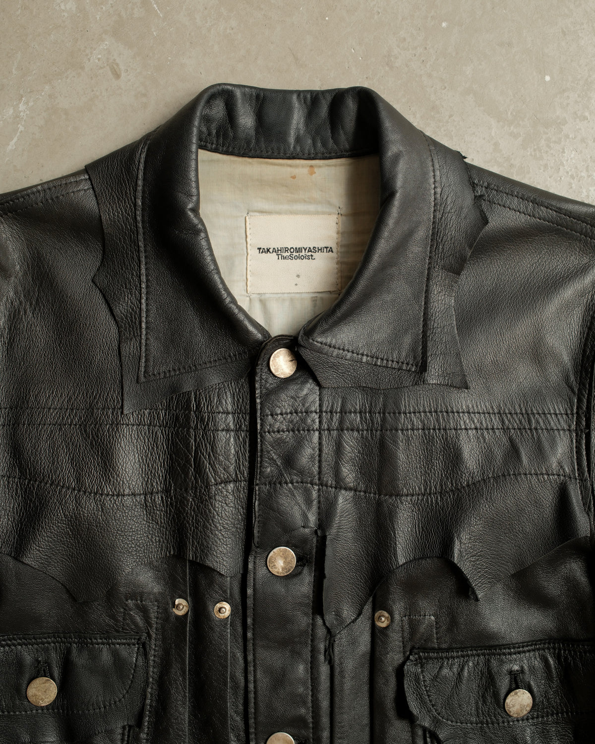 TAKAHIROMIYASHITA TheSoloist Leather Field Jacket