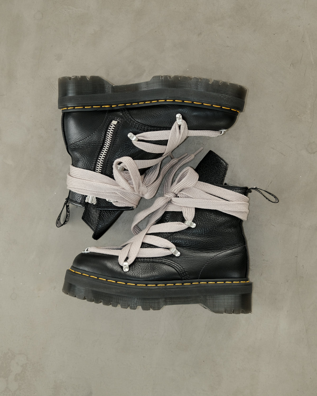 1460 Dr Martens Rick Owens Leather Platform Boots