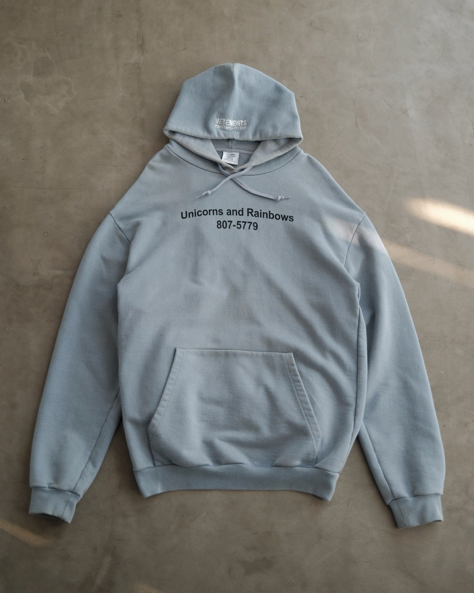 VETEMENTS Inspired Unicorn Graphic Hoodie