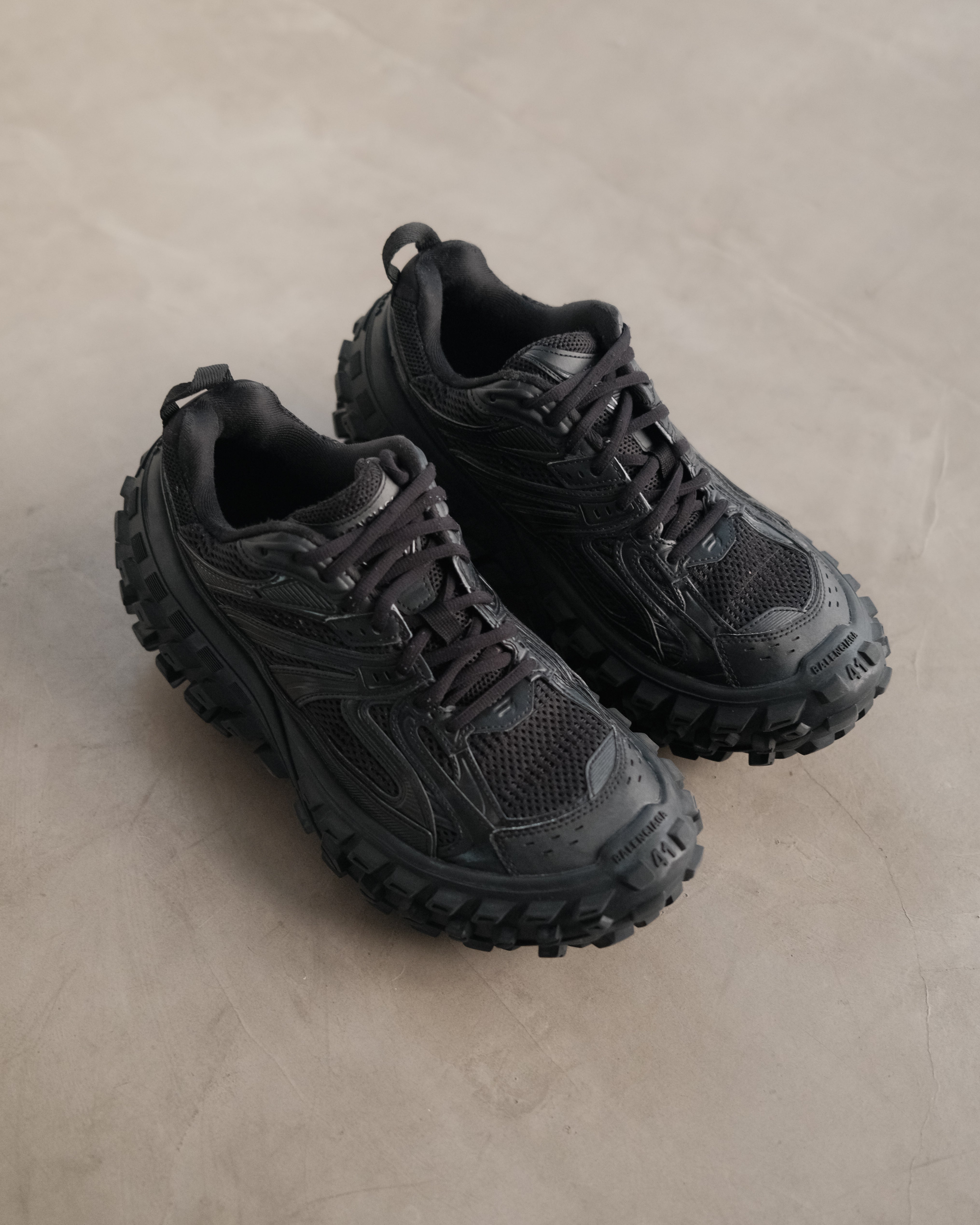 BALENCIAGA Defender Trainers Black Sneaker – Around The Shoes