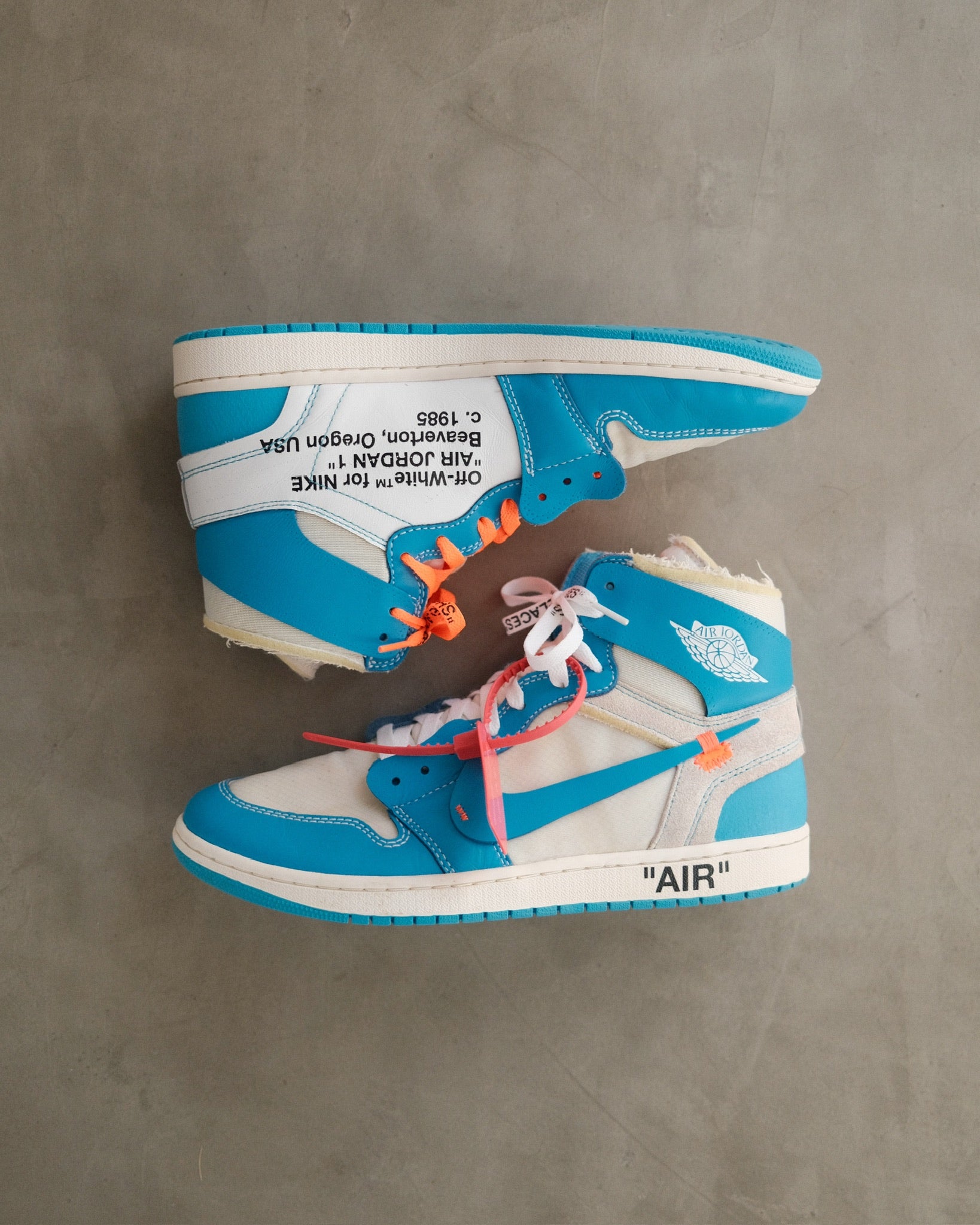 NIKE Air Jordan Off-White Blue