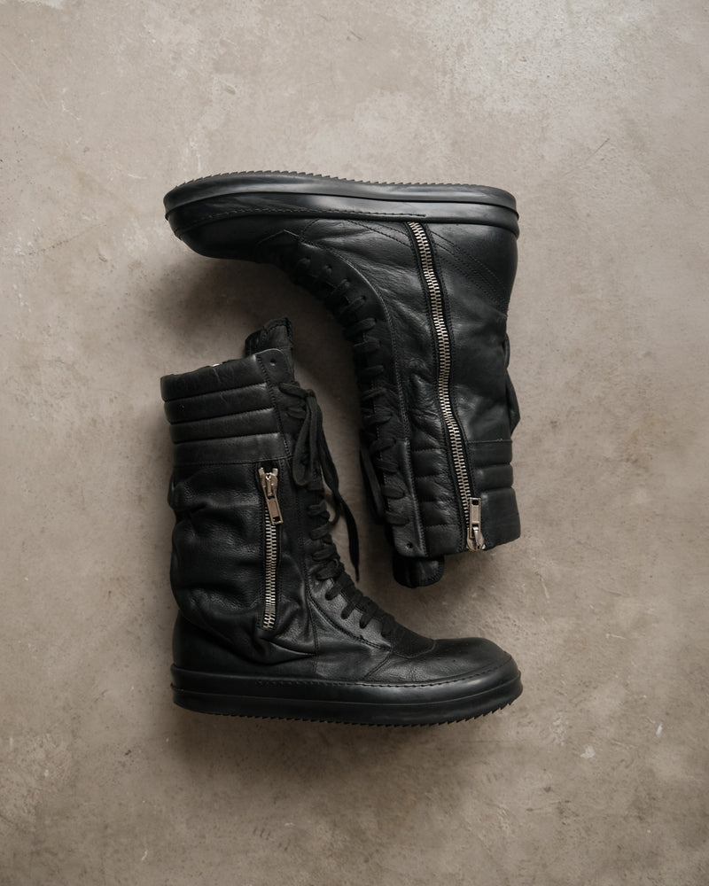 Rick Owens Early Archive Cargobasket / First Generation Black Warrior Boots.