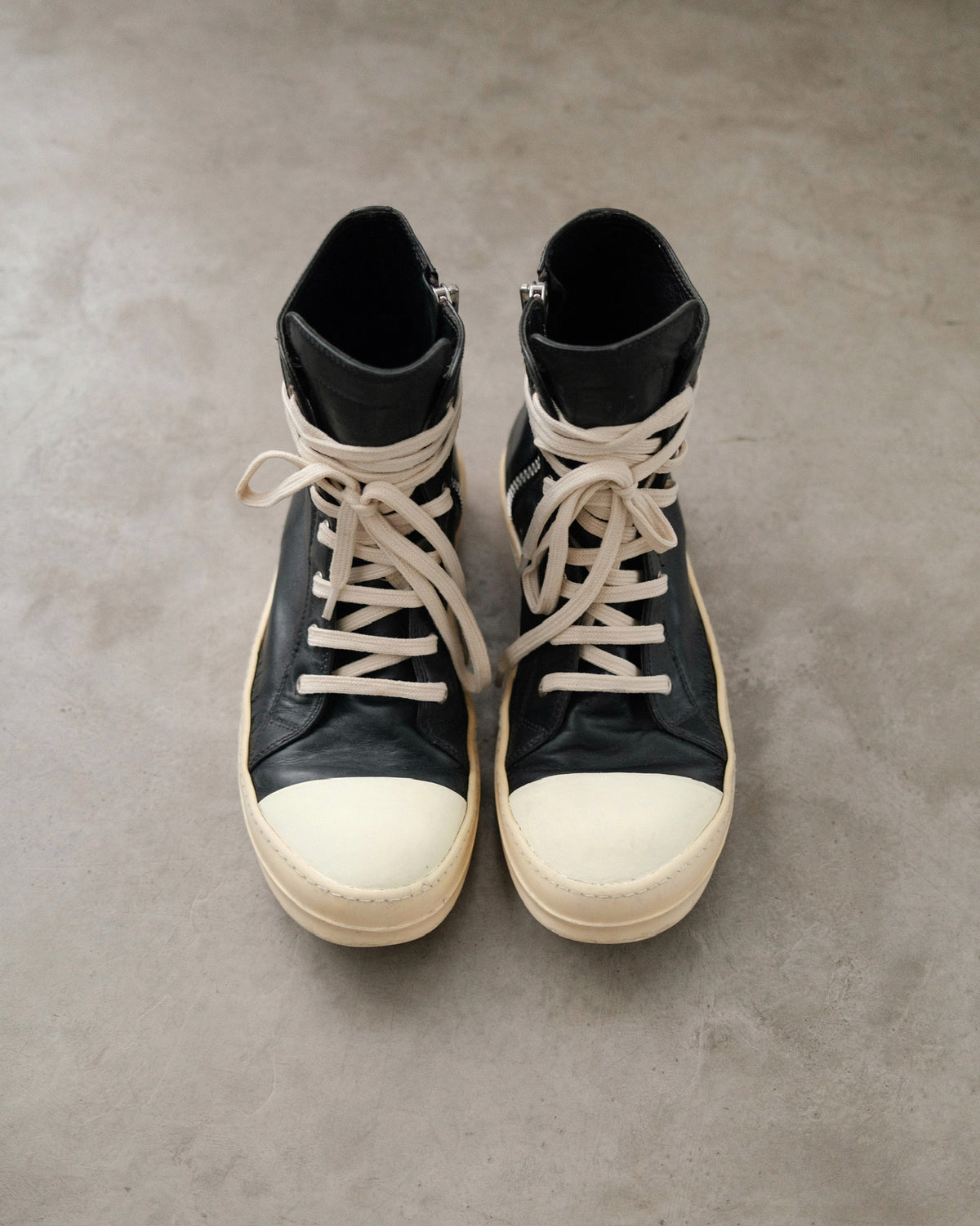 RICKOWENS SS16 Mainline High - Top Ramones